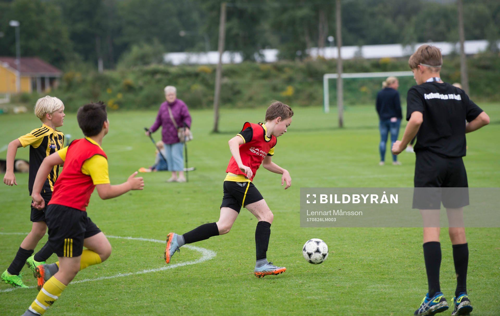i matchen för pojkar födda 2007 mellan IFK Hässleholm