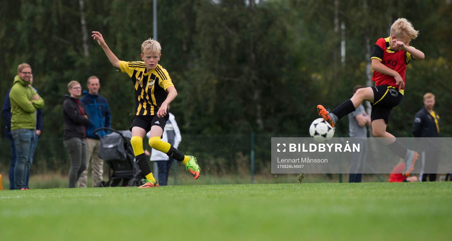 i matchen för pojkar födda 2007 mellan IFK Hässleholm