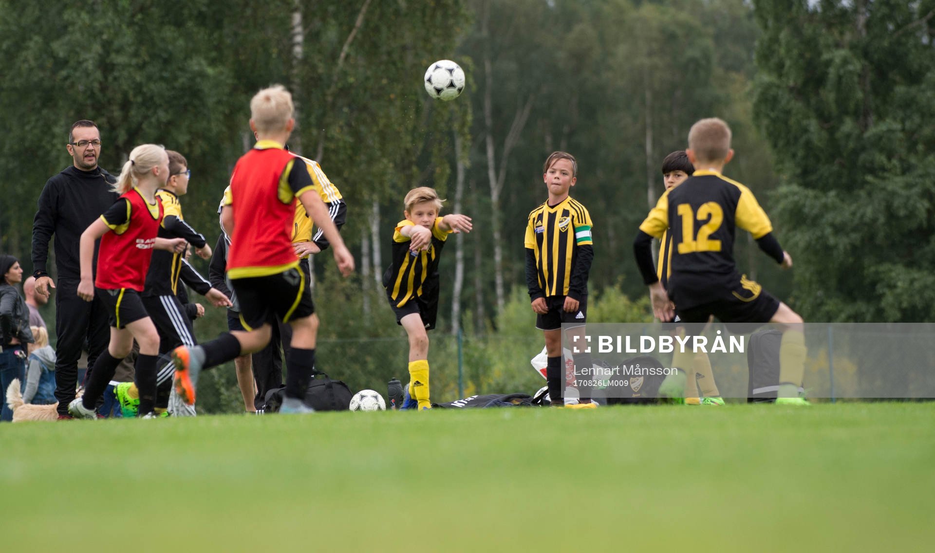 i matchen för pojkar födda 2007 mellan IFK Hässleholm