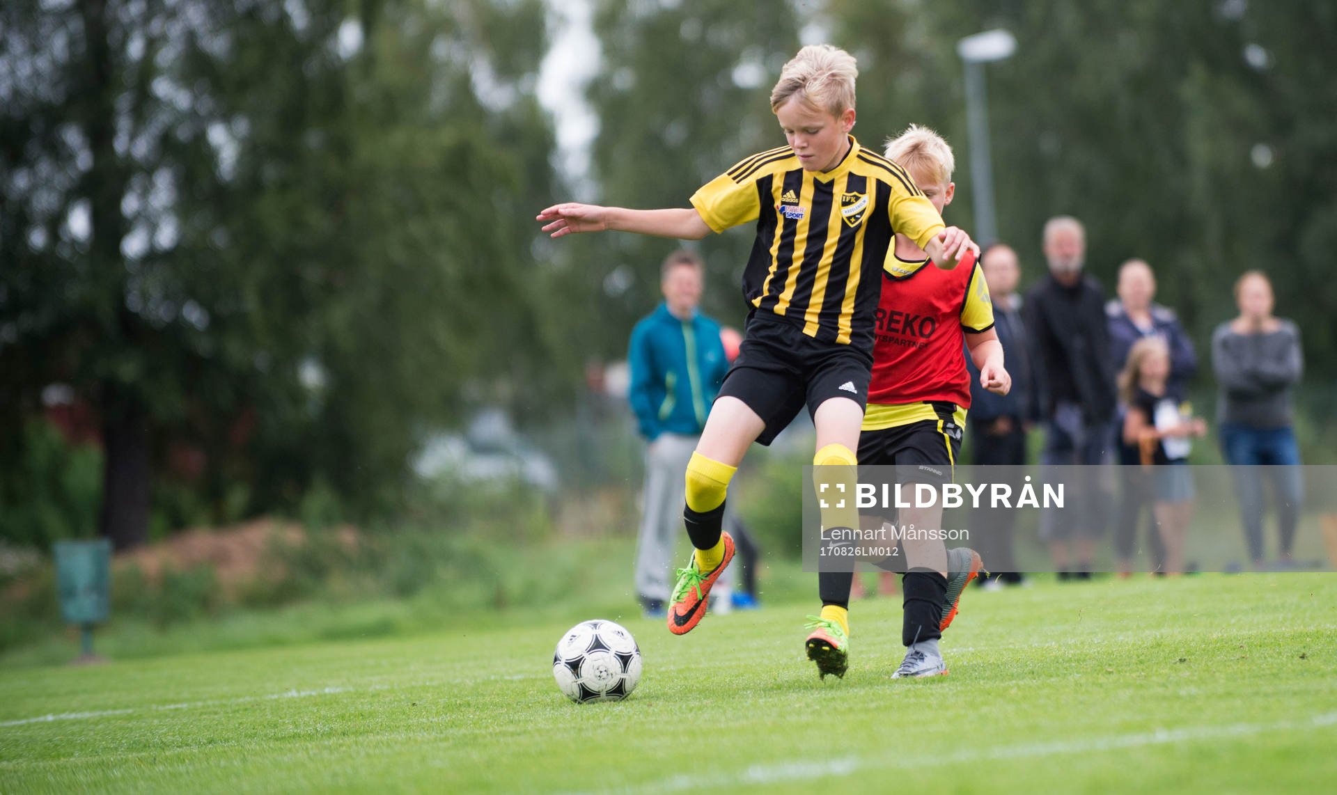 i matchen för pojkar födda 2007 mellan IFK Hässleholm