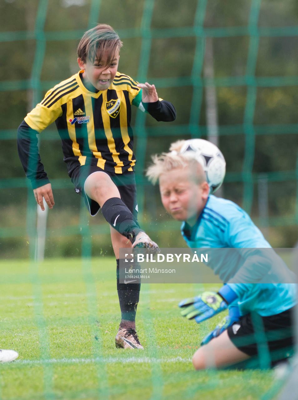 i matchen för pojkar födda 2007 mellan IFK Hässleholm