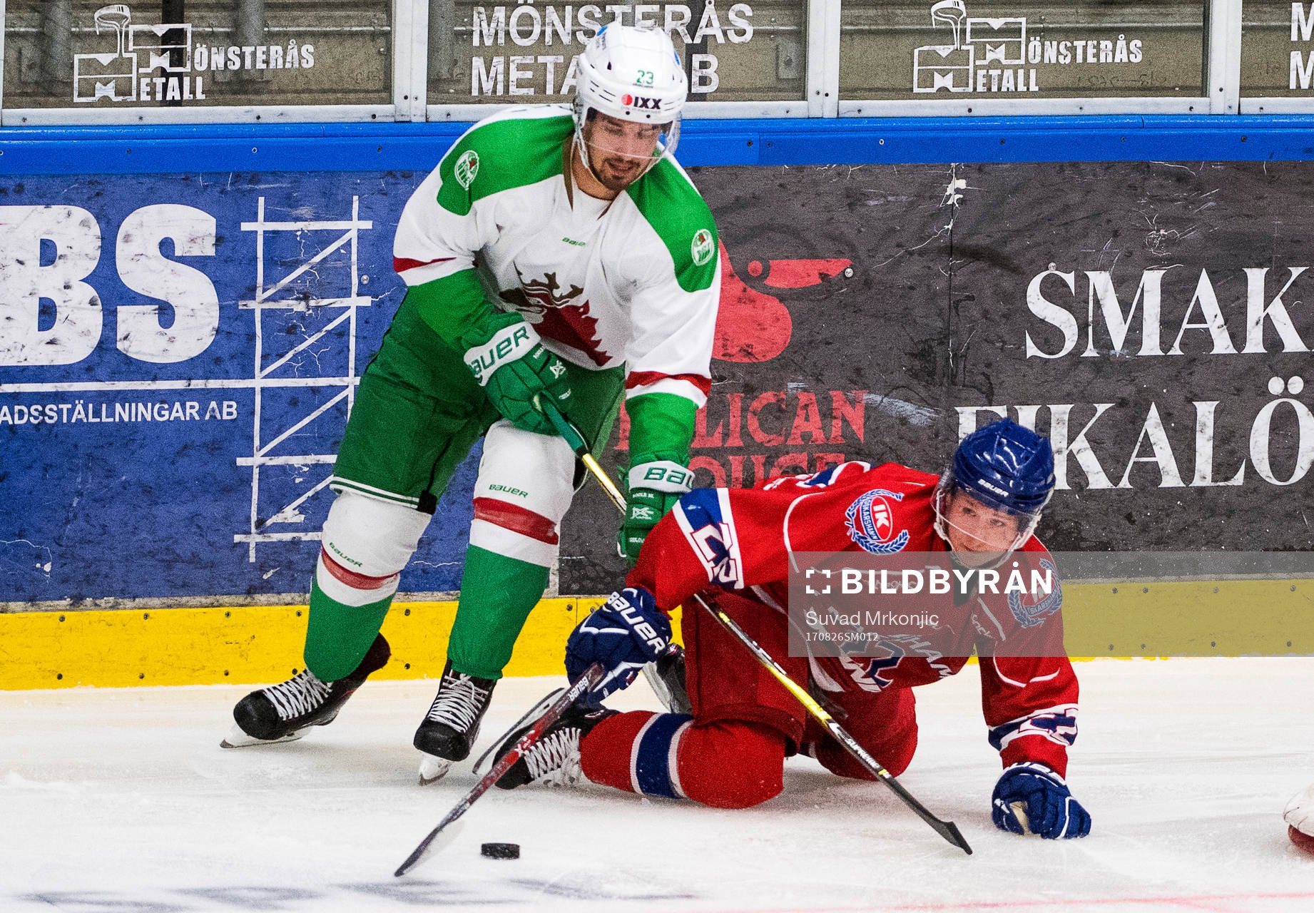 Oskarshamns Karl Johansson och Rögles Daniel Sylwander