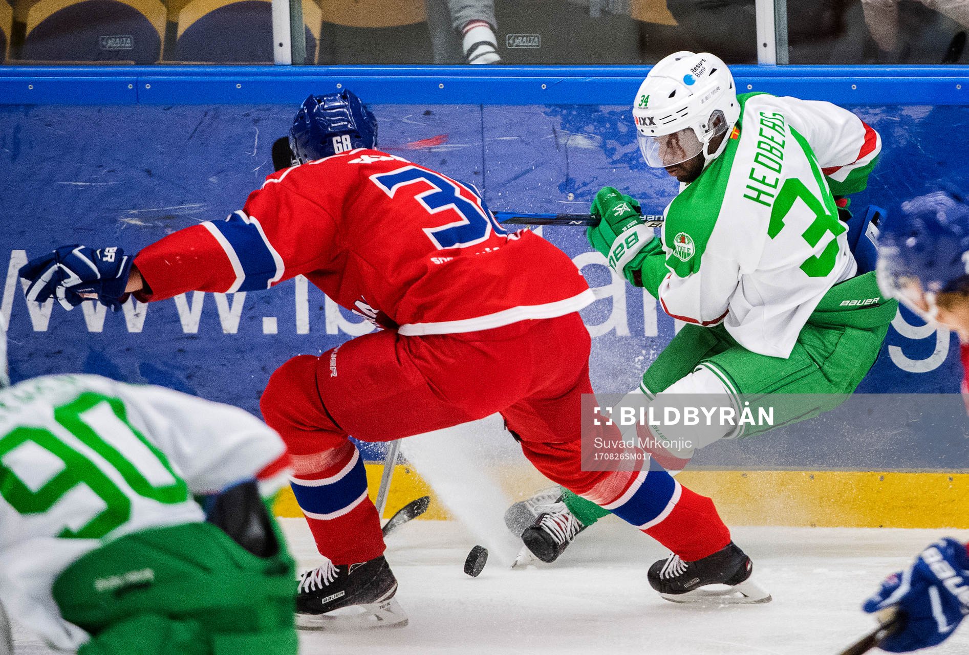 Oskarshamns Joakim Hagelin och Rögles Edwin Hedberg