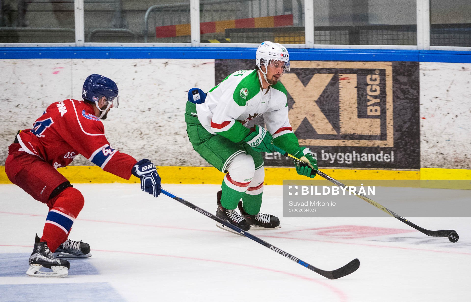 Oskarshamns Kevin Marshall och Rögles Daniel Sylwander