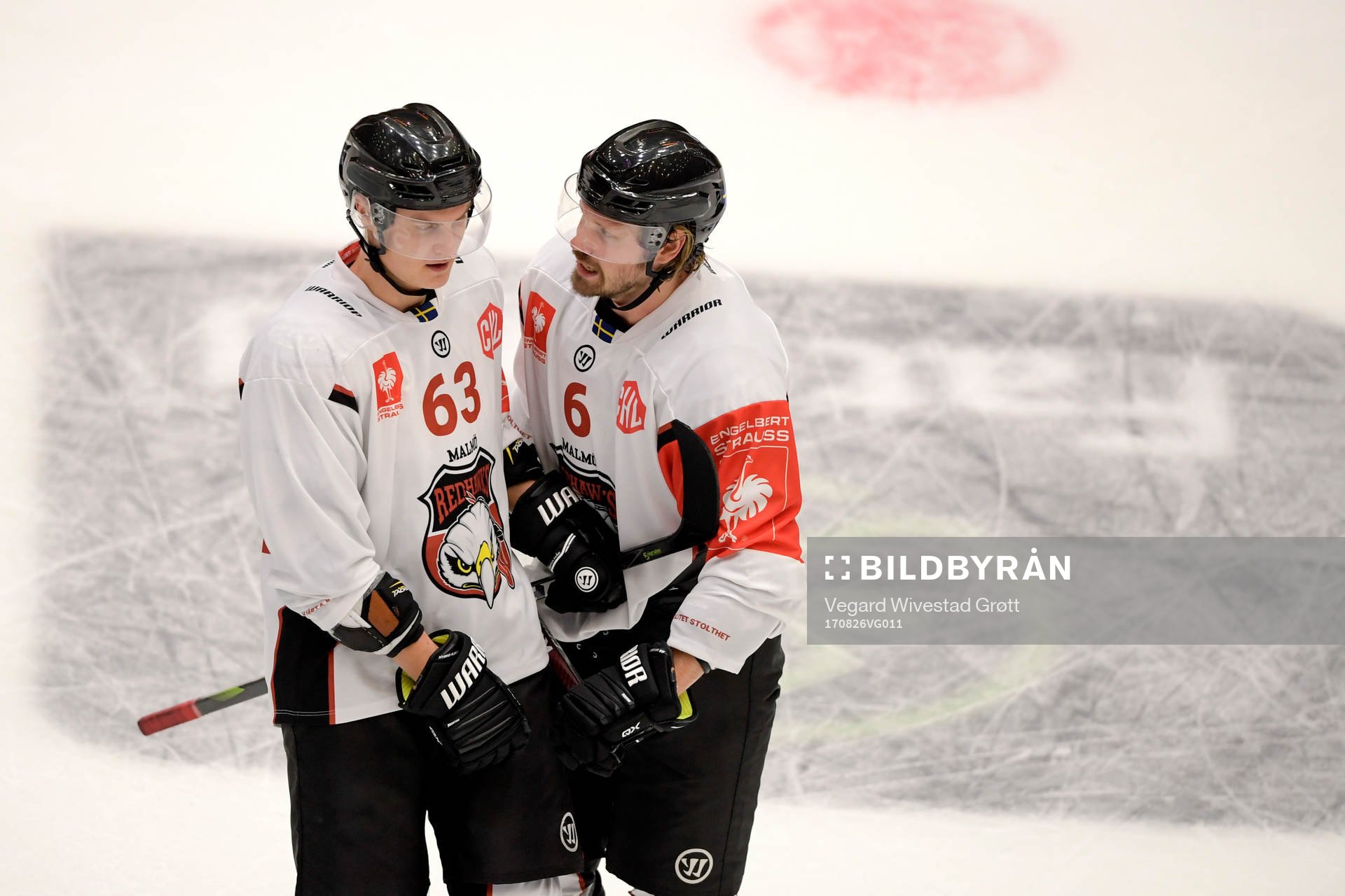 Malmö Redhawks Fredrik Händemark och Stefan Warg