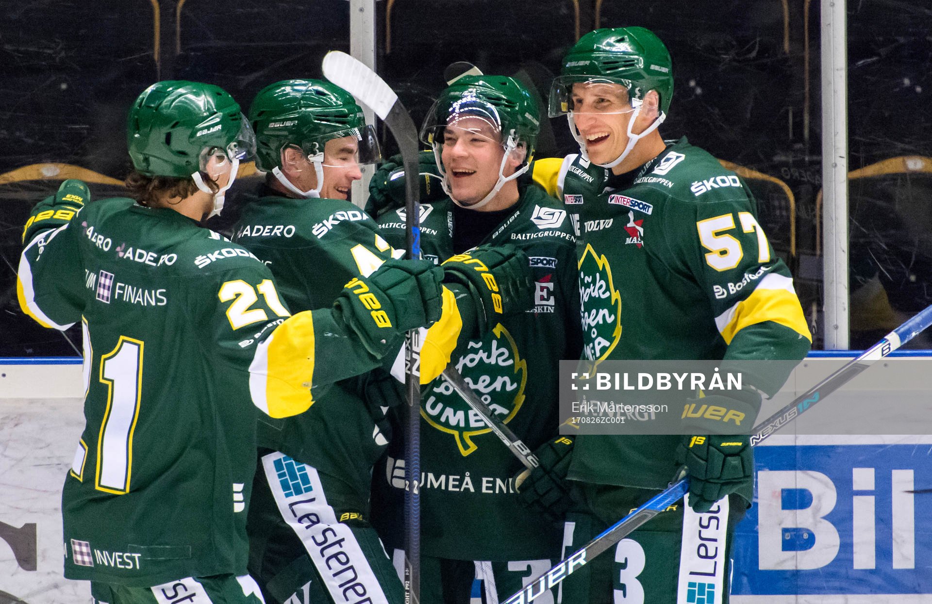 Björklövens Erik Rainersson, Emil Wikström, Austin