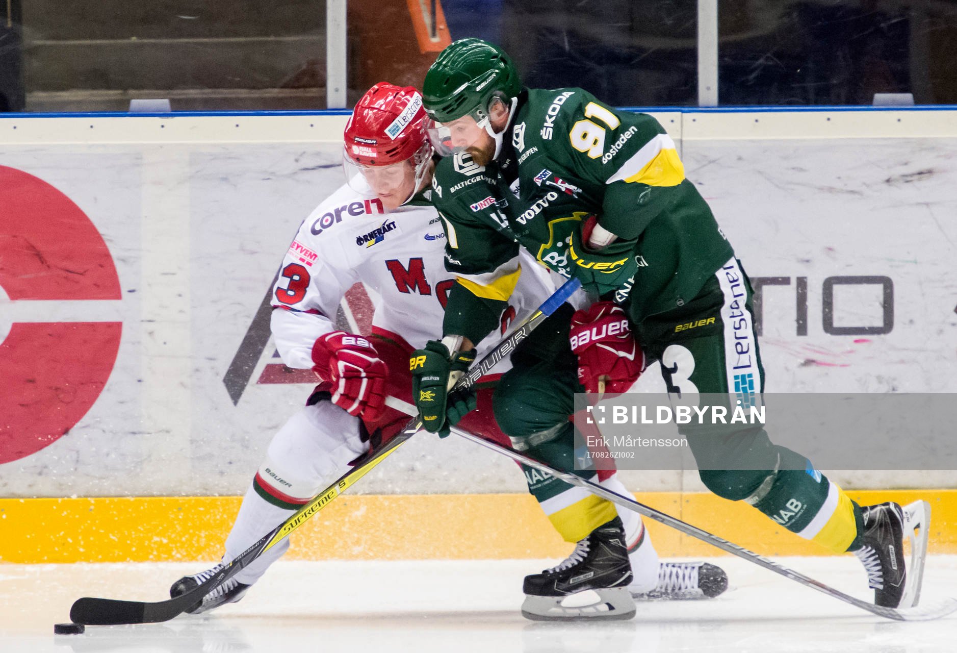 Modos Jesper Sellgren och Björklövens Joakim Högberg