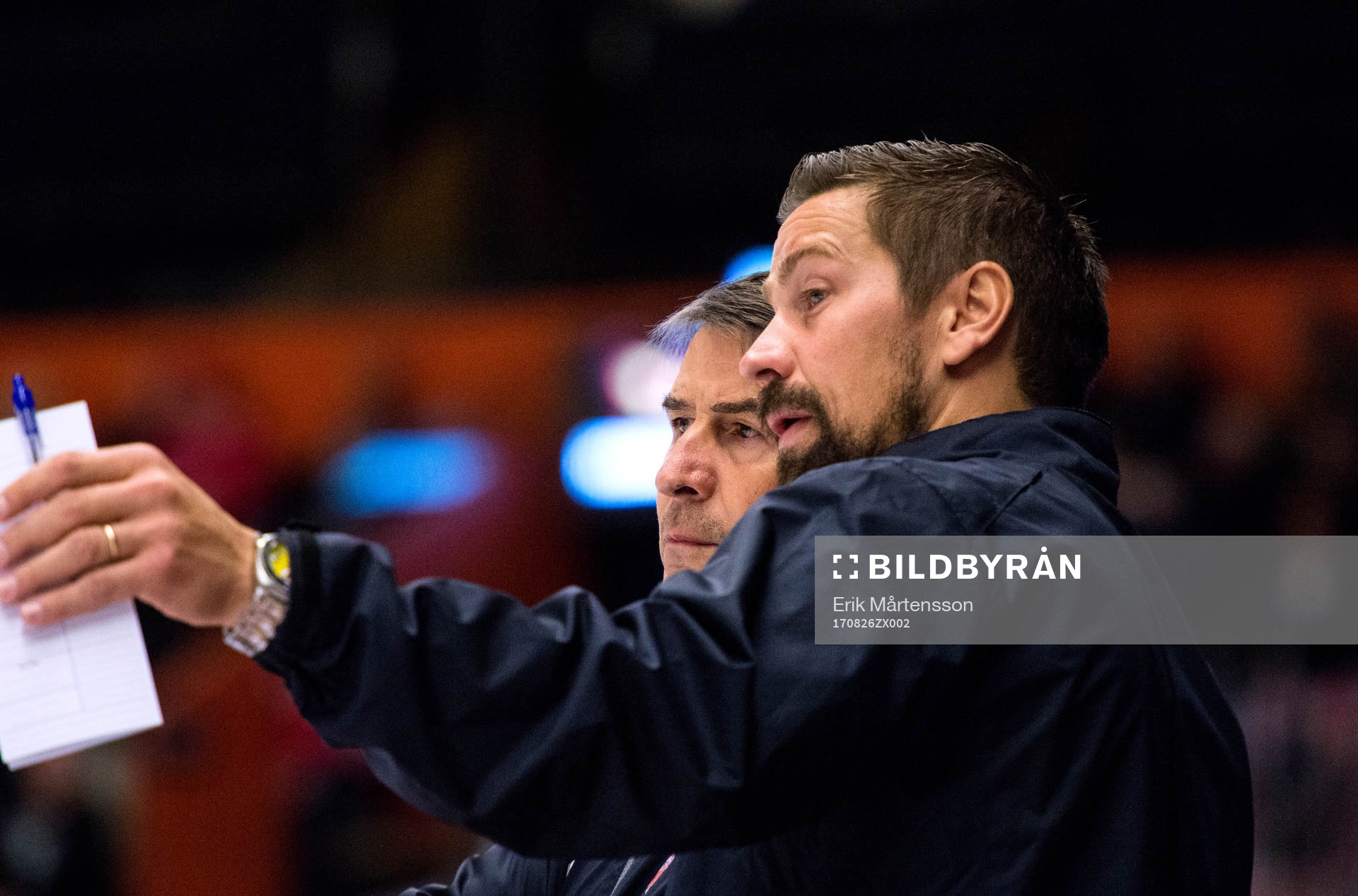 Modos tränare Hans Särkijärvi och Pär Styf