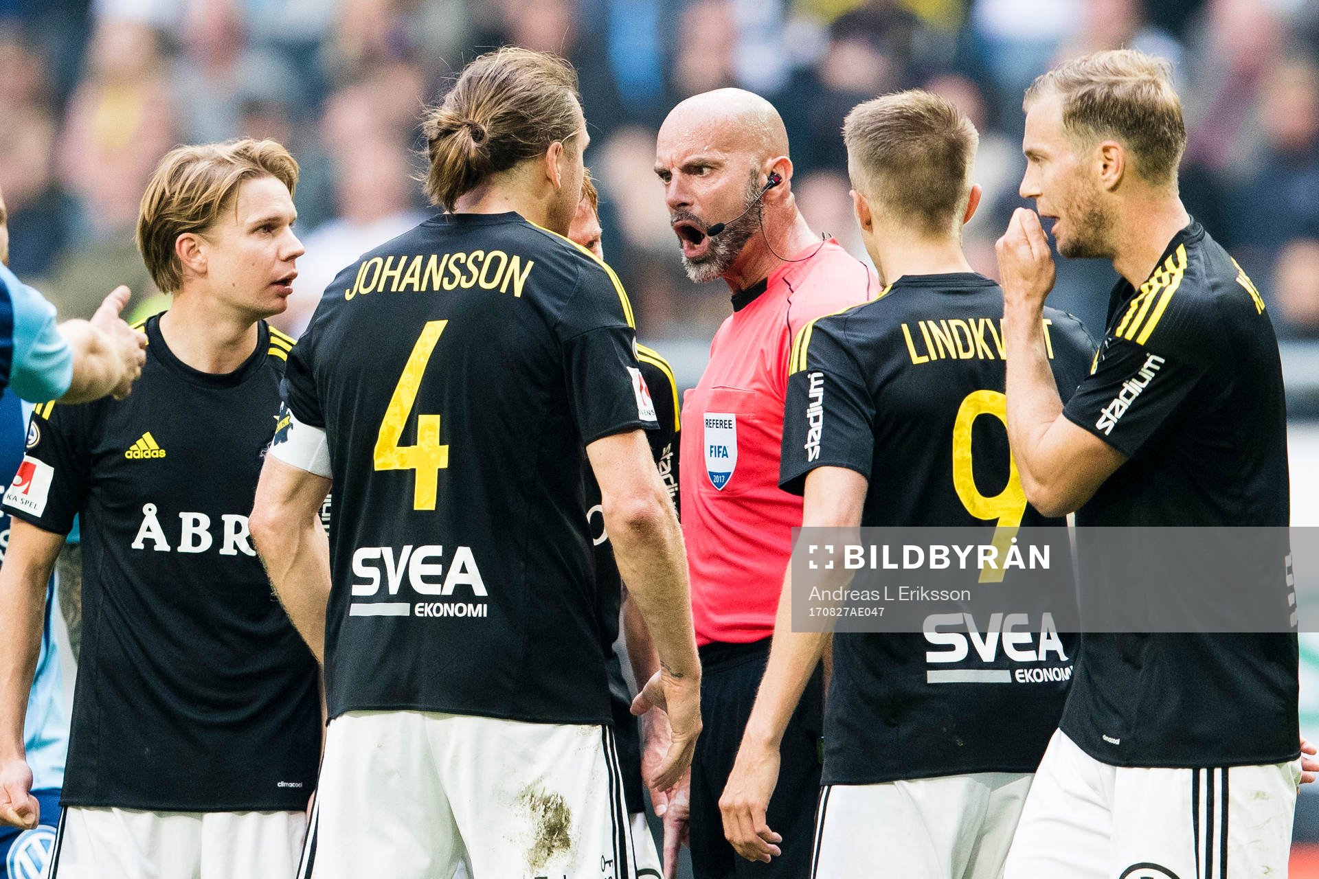 s Johan Blomberg, Nils-Eric Johansson och Rasmus Lindkvist