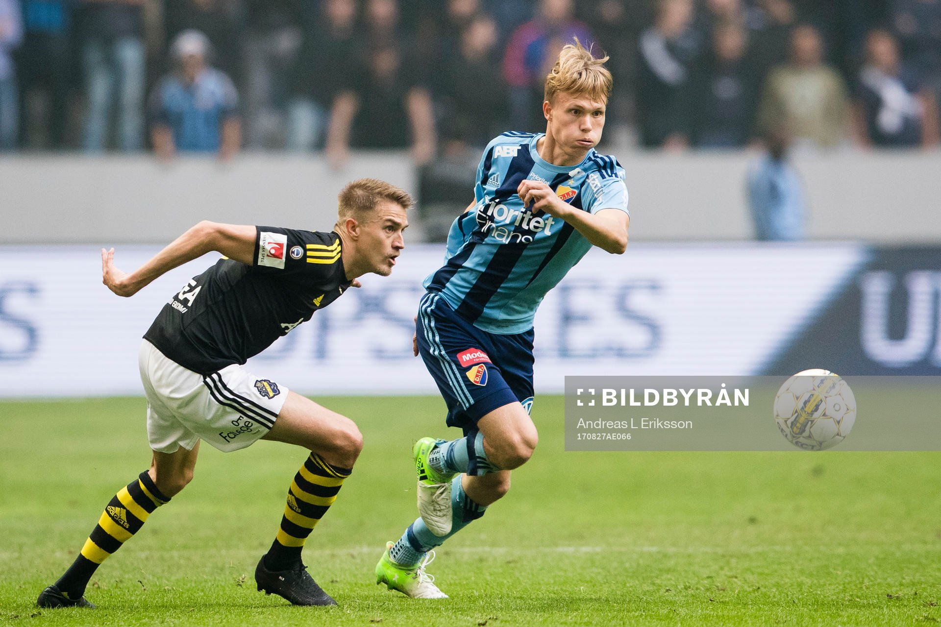 s Rasmus Lindkvist och Djurgårdens Jonathan Augustinsson