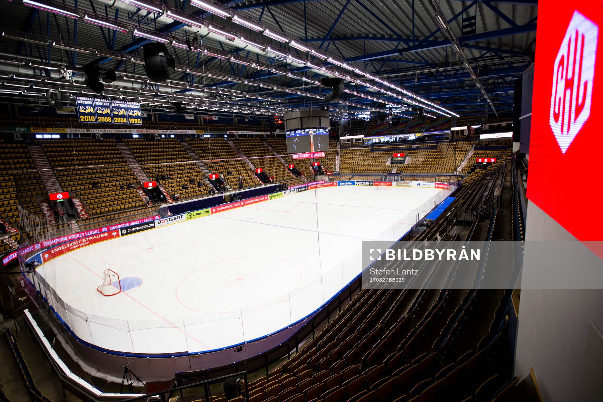 Kinnarps Arena prior to the CHL game between HV71 and