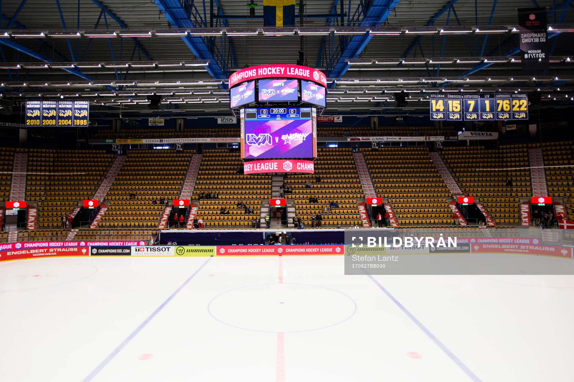 Kinnarps Arena prior to the CHL game between HV71 and