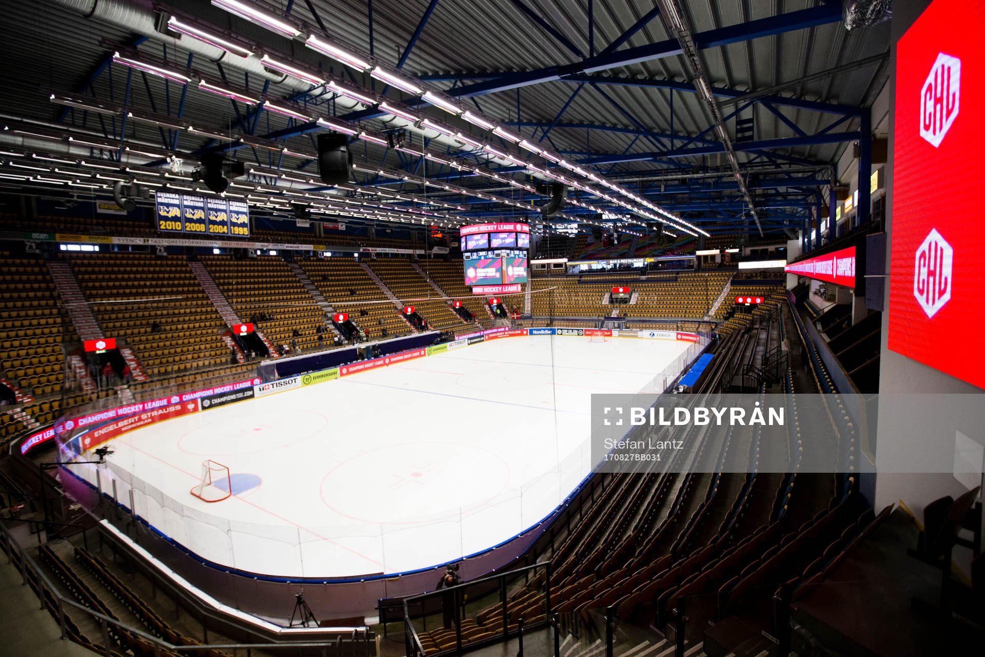 Kinnarps Arena prior to the CHL game between HV71 and