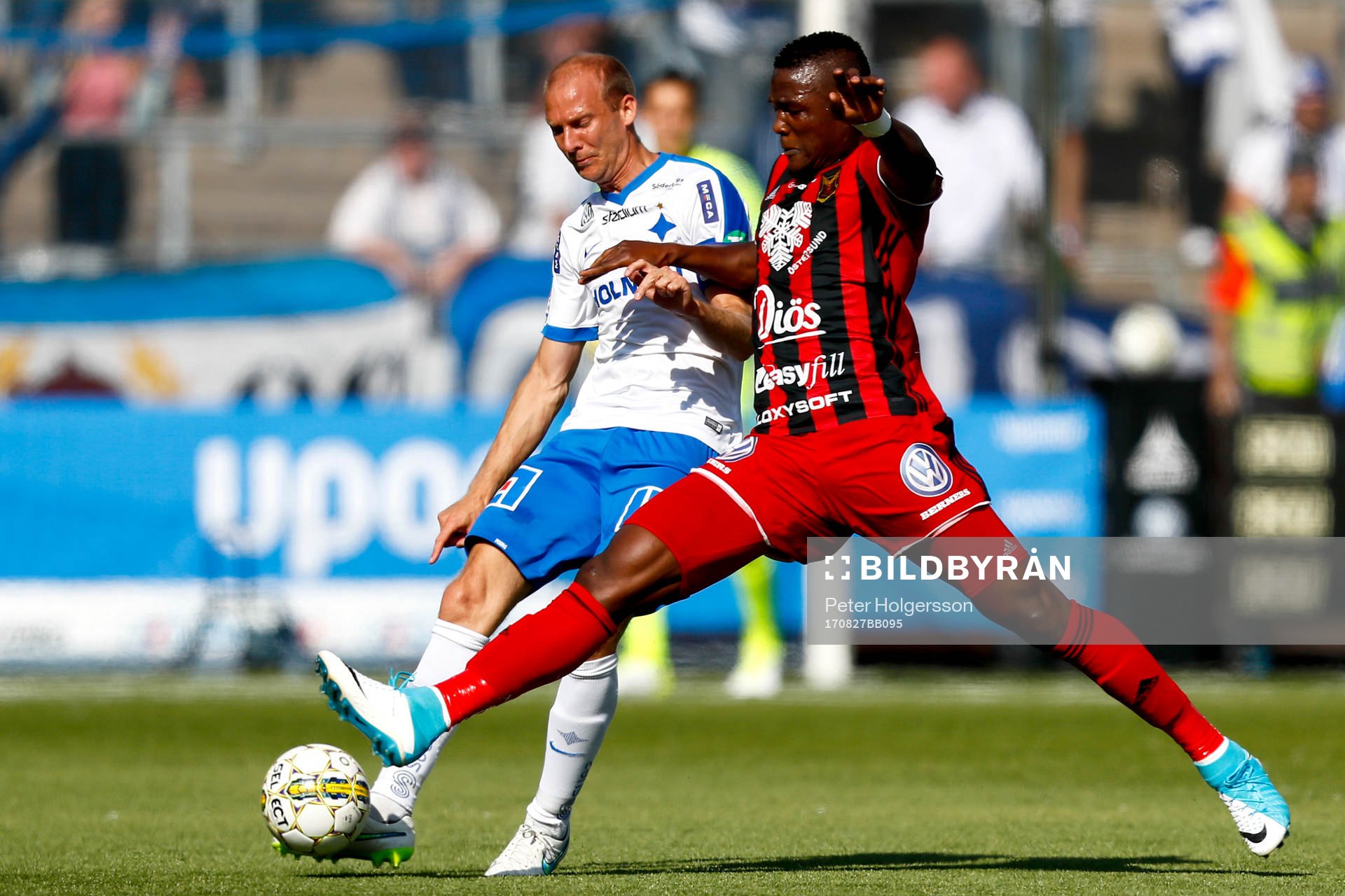 Norrköpings Andreas Johansson och Östersunds Salisu