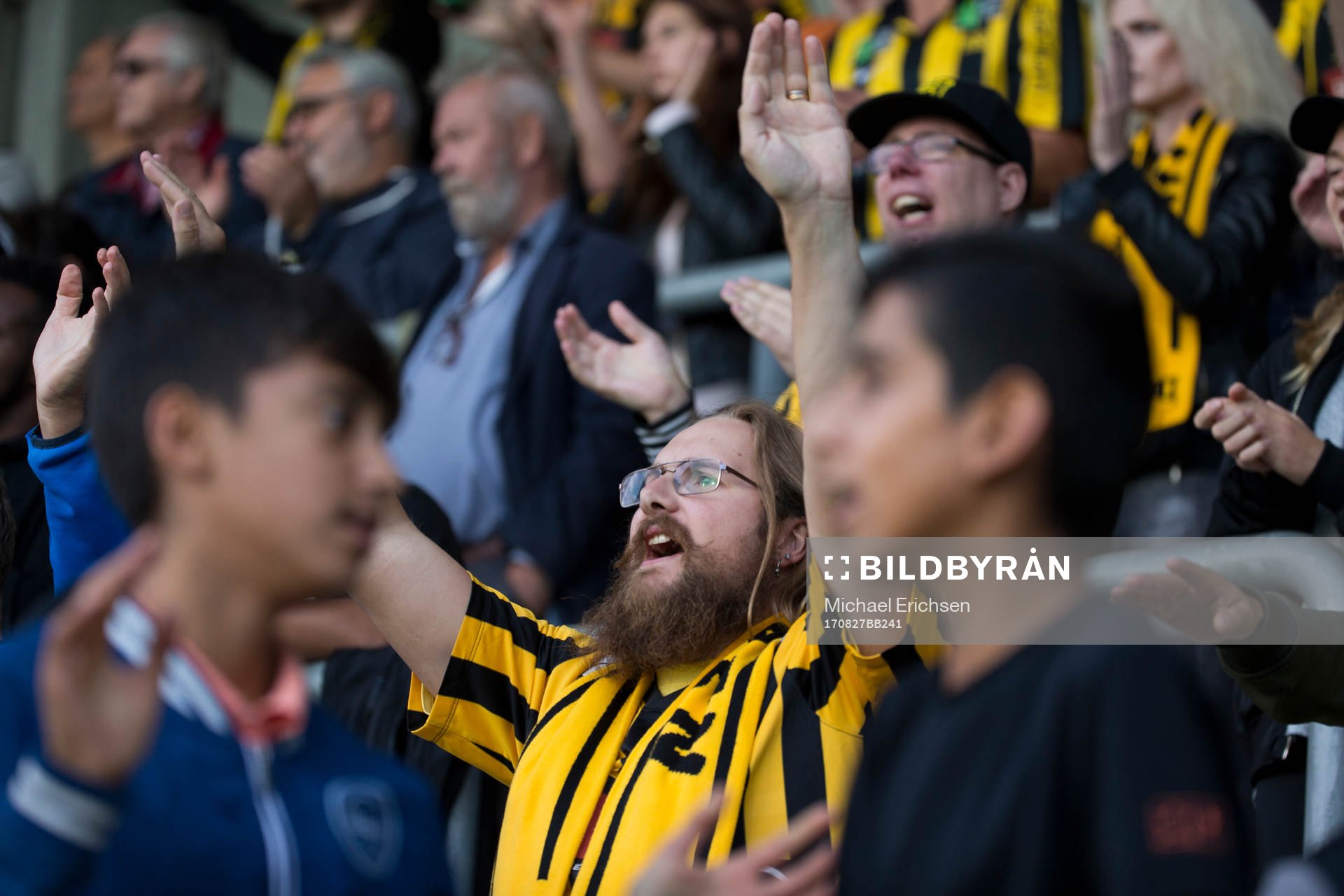 En Häcken supporter