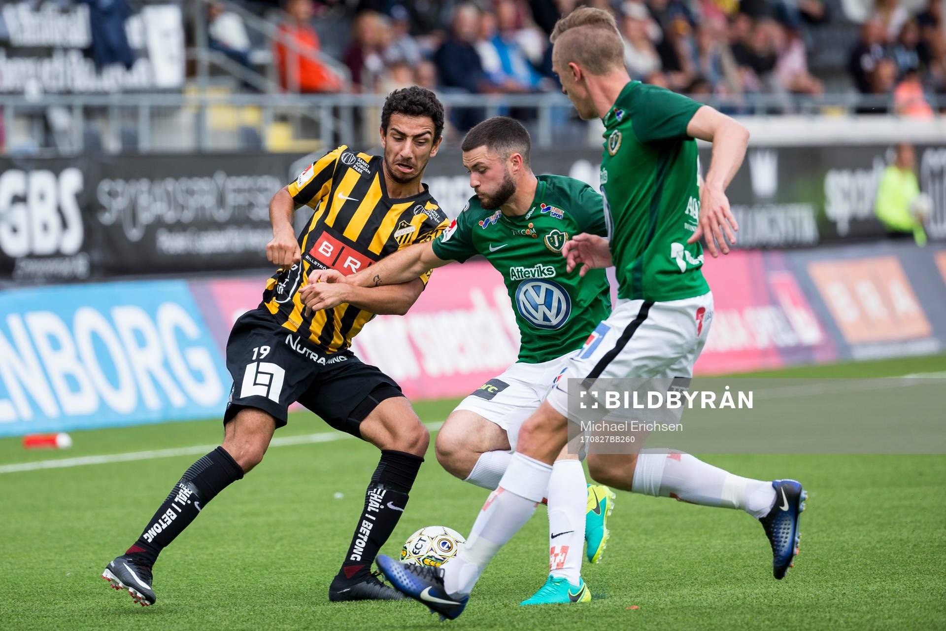 Häckens Daleho Irandust mot Jönköpings Jonathan Tamimi