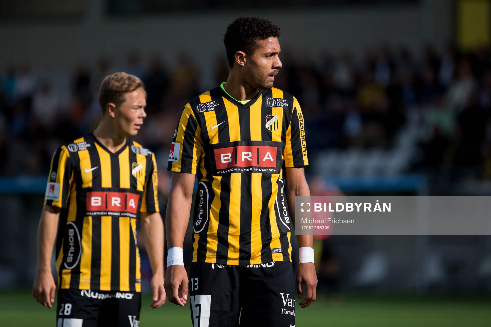 Häckens Adam Andersson och Mathias Ranégie
