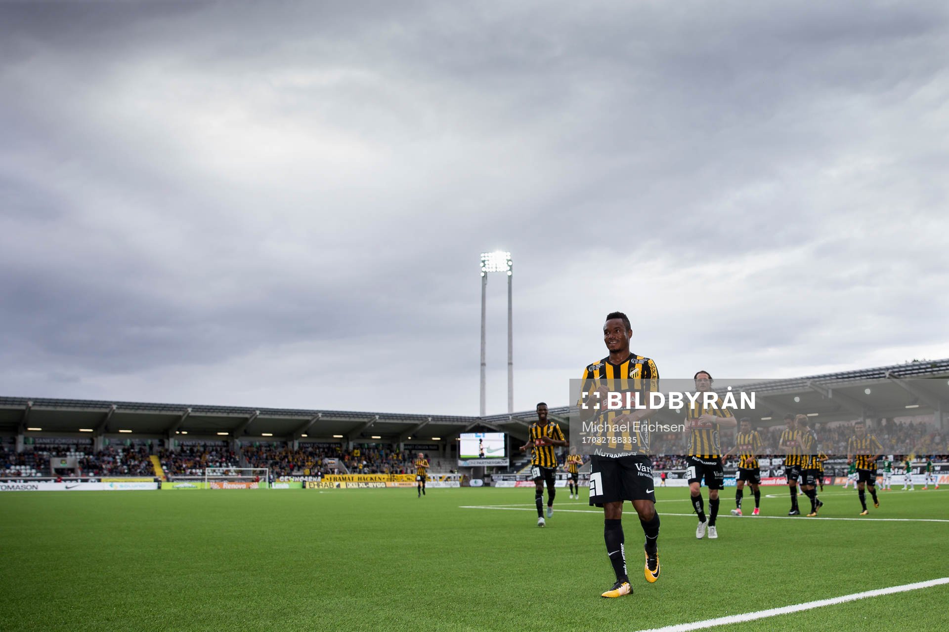 Häckens Nasiru Mohammed jublar