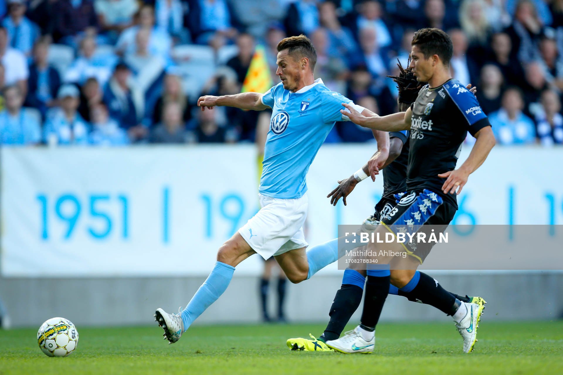 Malmö FFs Markus Rosenberg och IFK Göteborgs David Boo