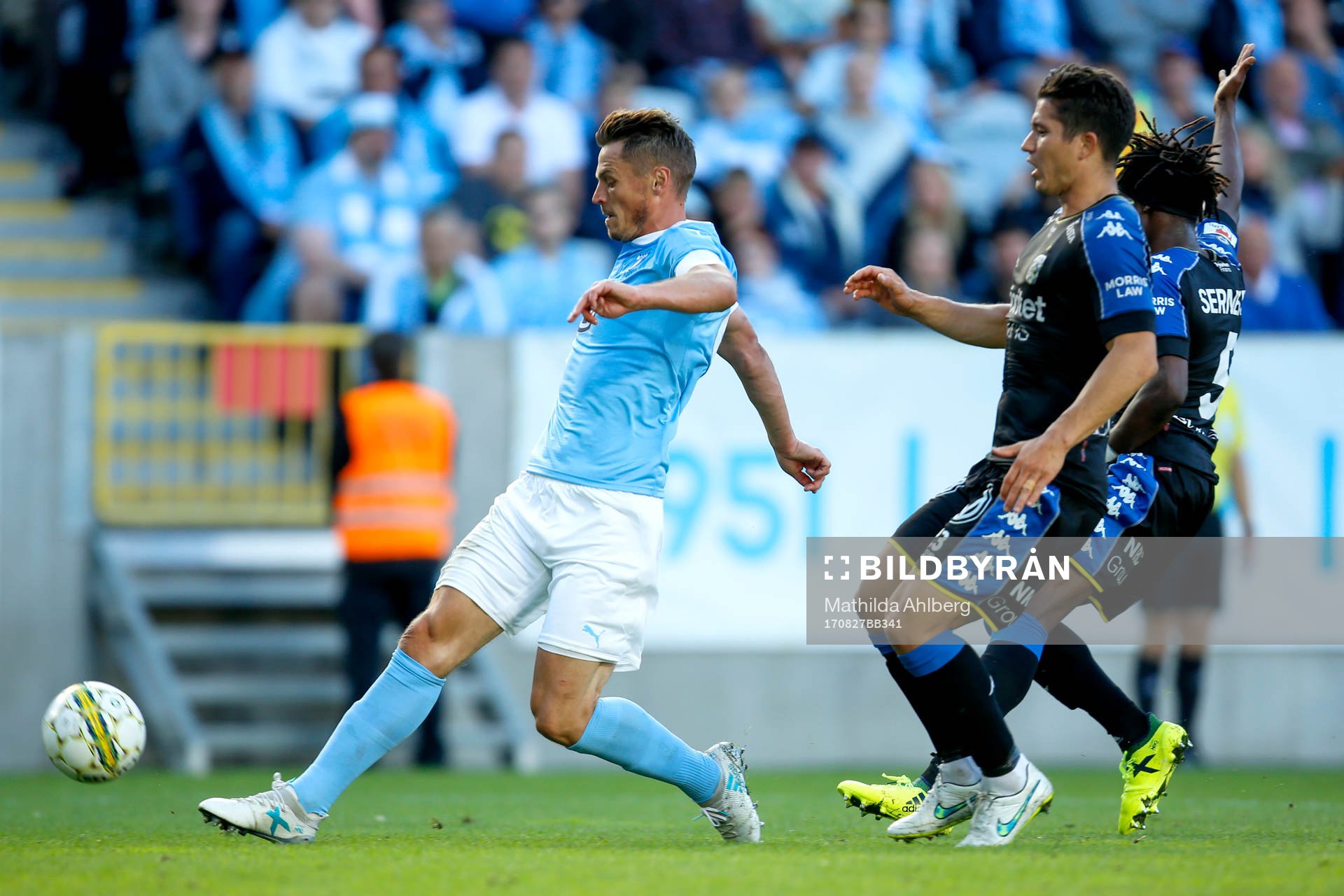 Malmö FFs Markus Rosenberg och IFK Göteborgs David Boo
