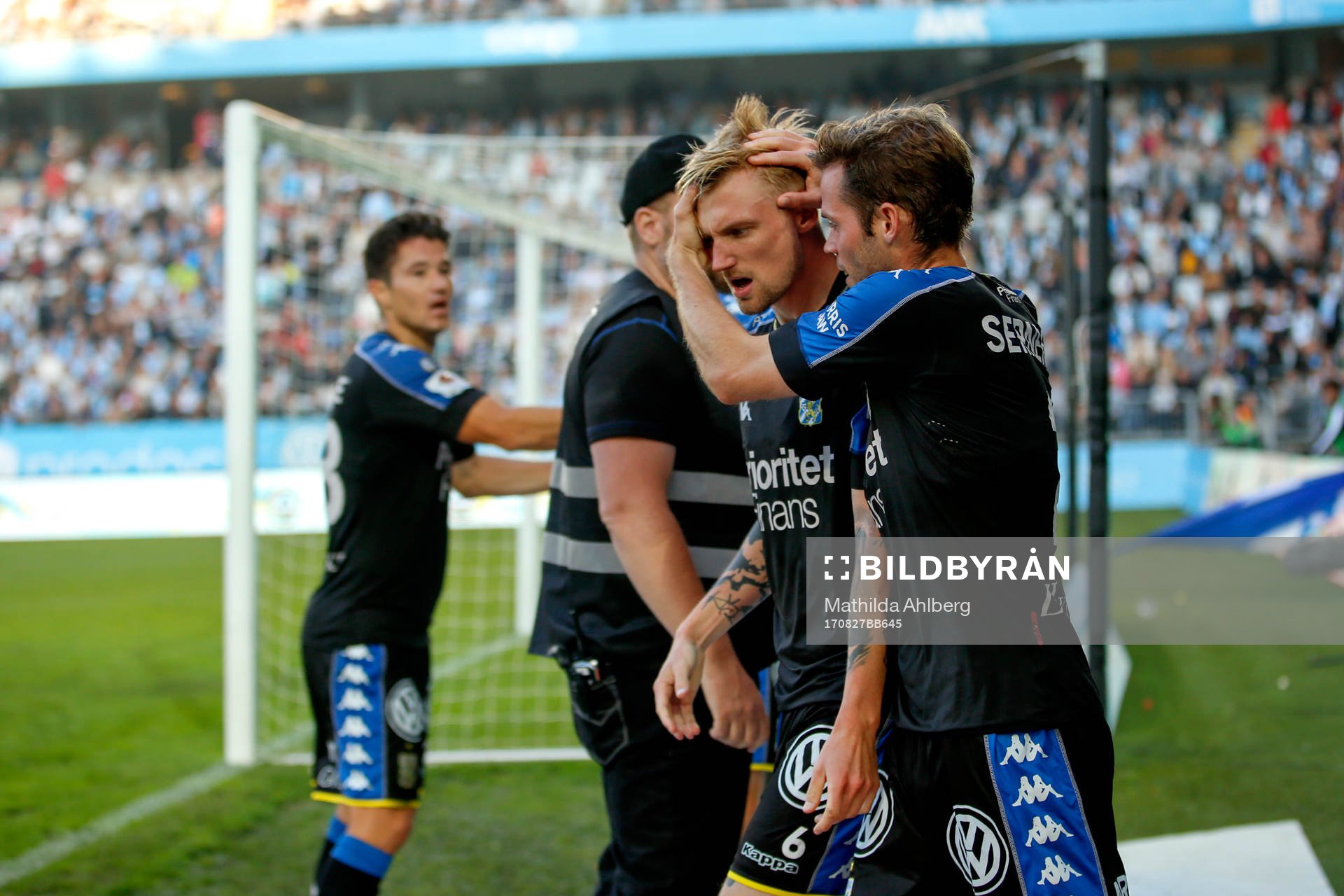 IFK Göteborgs Sebastian Eriksson jublar