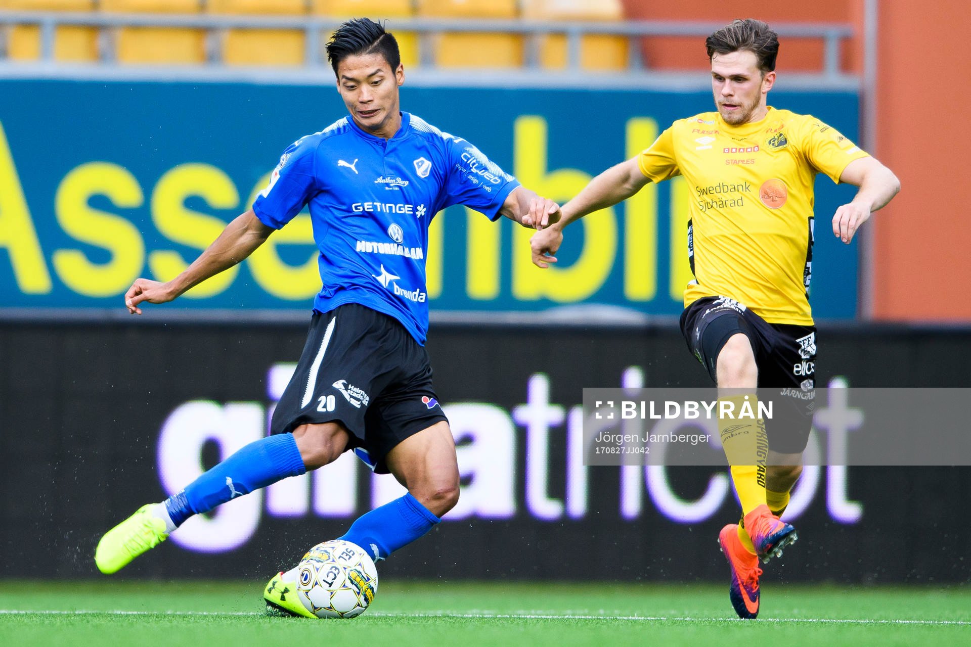 under fotbollsmatchen i Allsvenskan mellan Elfsborg och