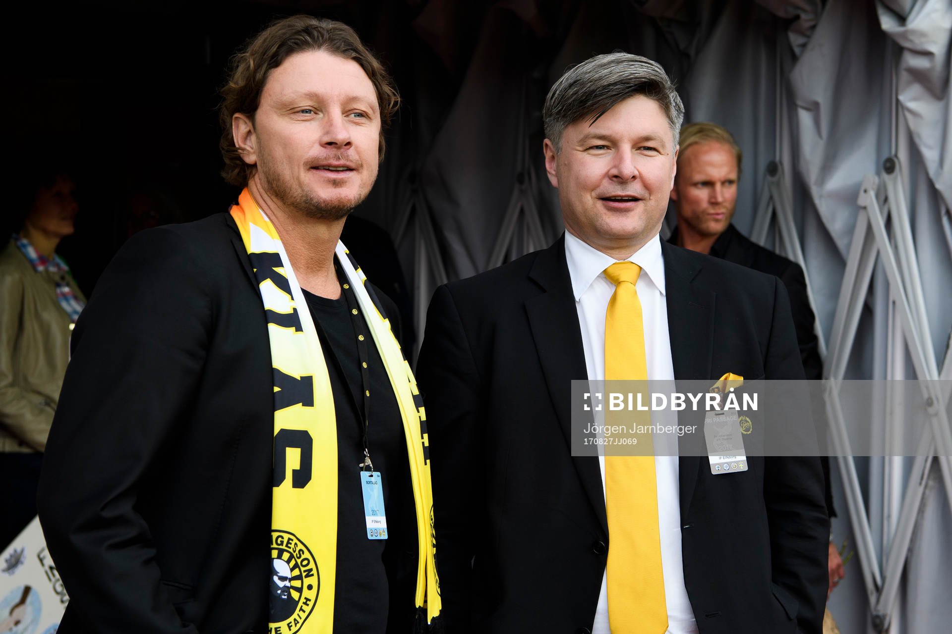 Elfsborgs klubbchef Stefan Andreasson och ordförande Bo