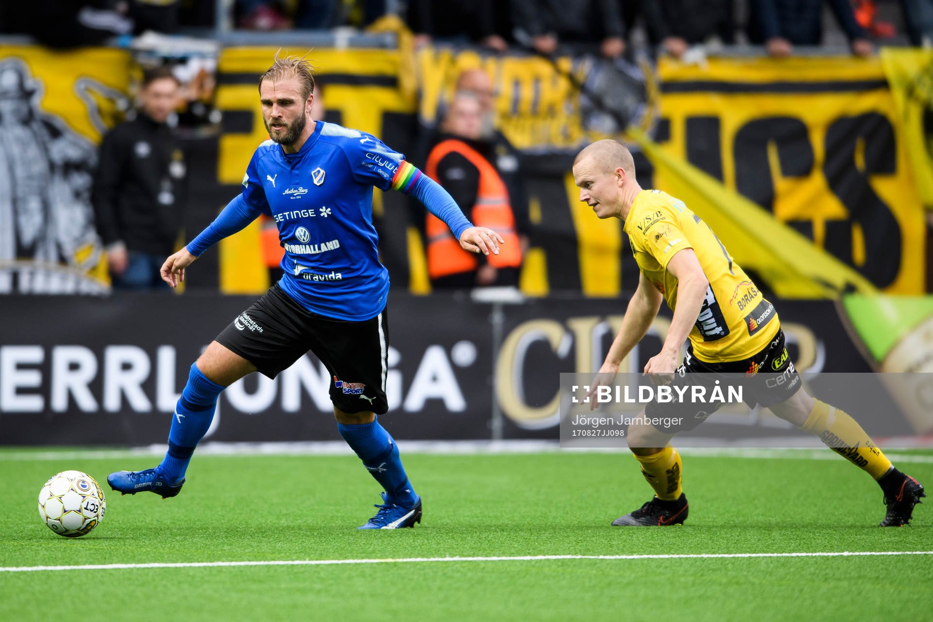 Halmstads Jesper Westerberg och Elfsborgs Daniel Gustavsson