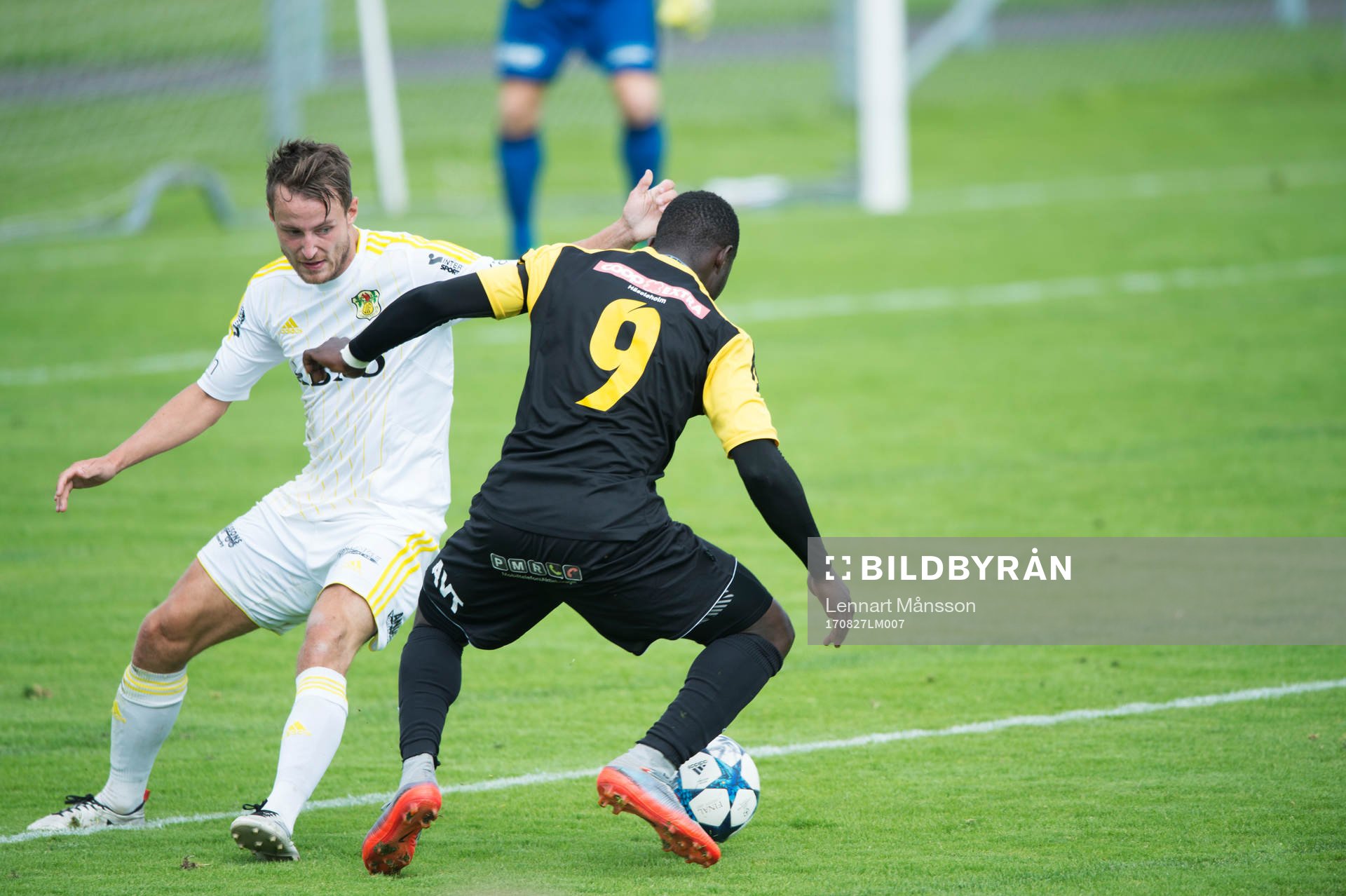 IFK Hässleholms Mike Andrew i matchen i division 2 mellan