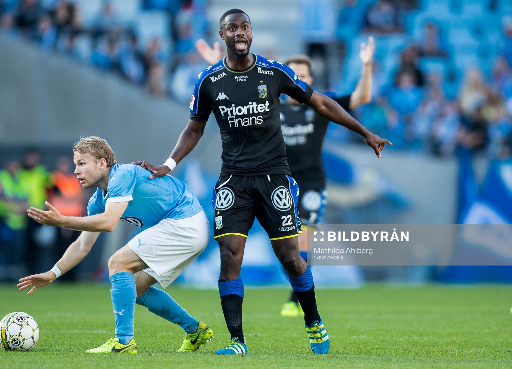 IFK Göteborgs Vajebah Sakor protesterar mot domslut