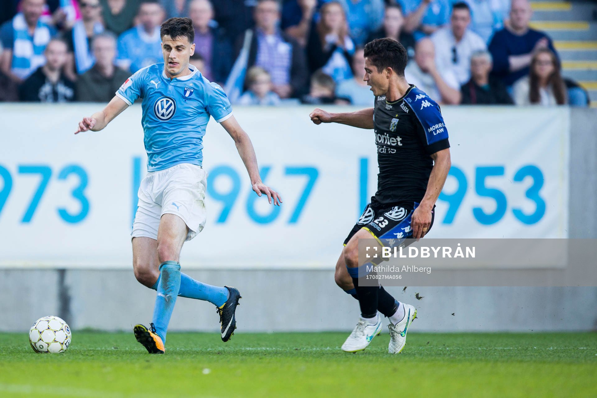 Malmö FFs Alexander Jeremejeff och IFK Göteborgs David