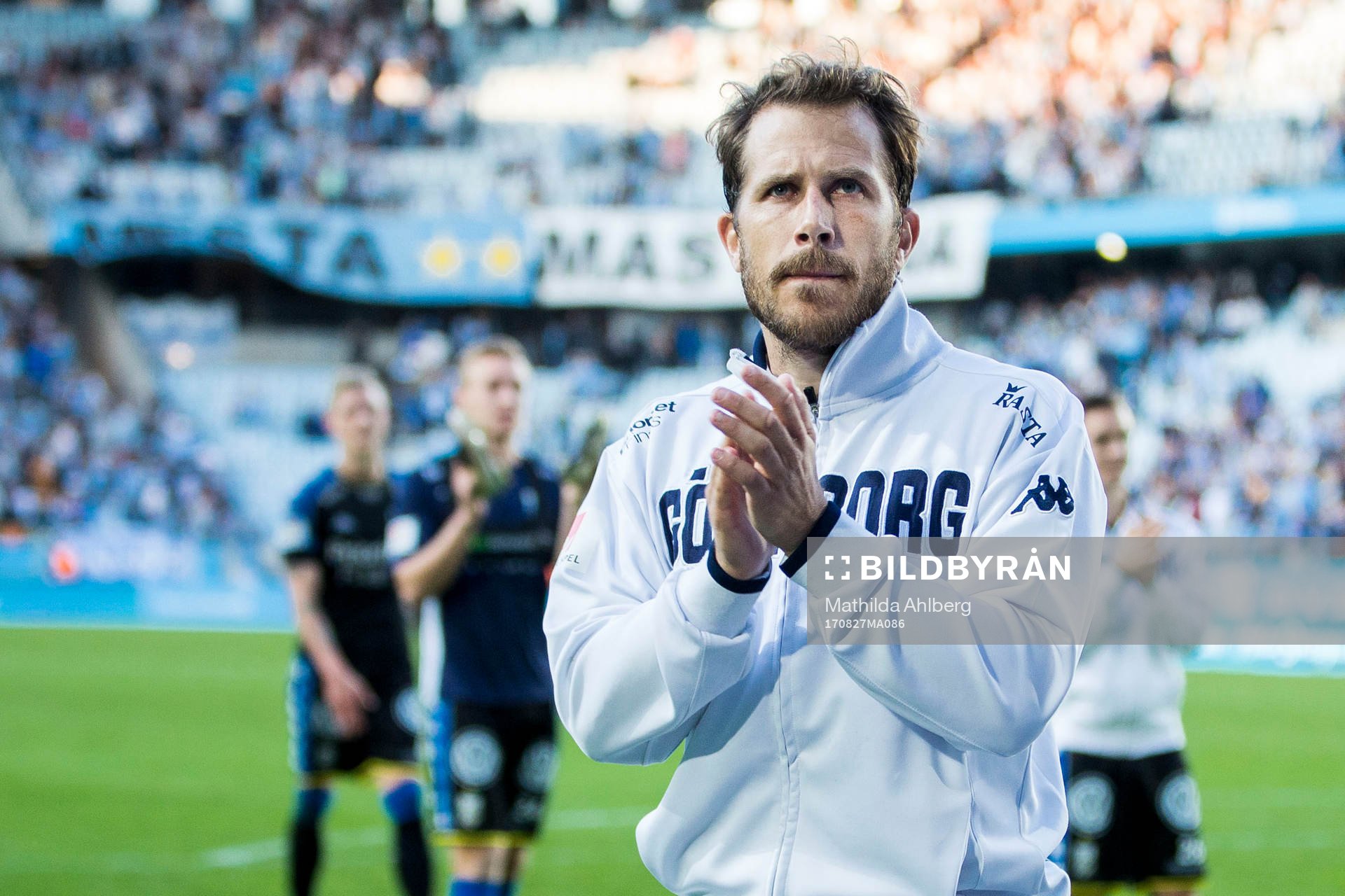 IFK Göteborgs Tobias Hysén tackar publiken