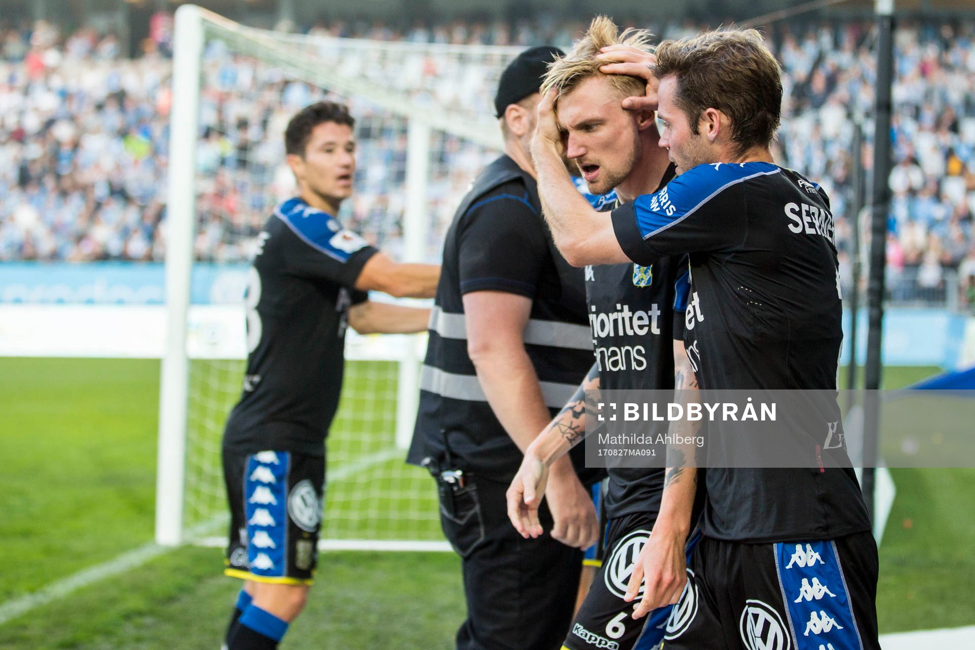 IFK Göteborgs Sebastian Eriksson och Emil Salomonsson