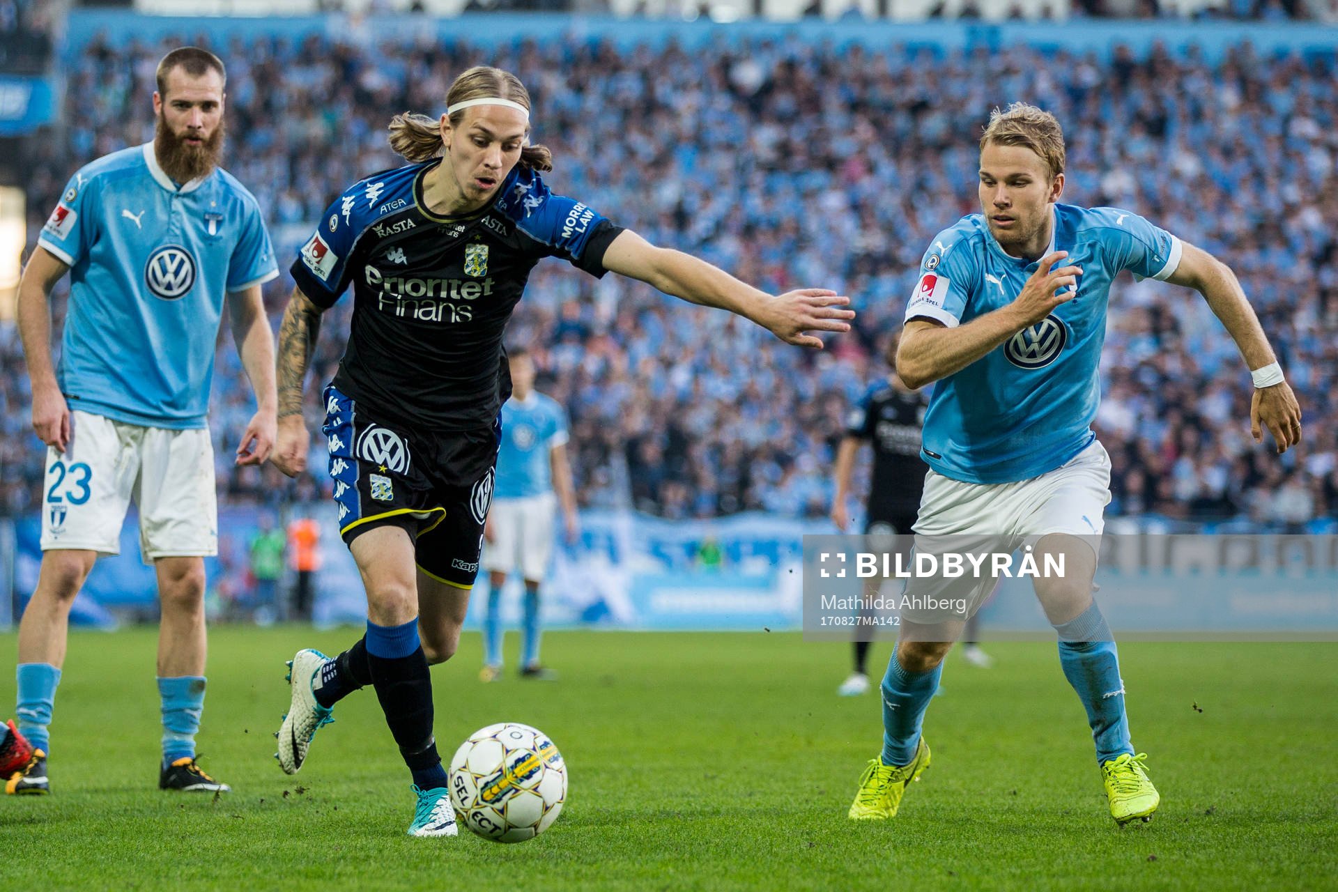 IFK Göteborgs Elias Mar Omarsson och Malmö FFs Oscar