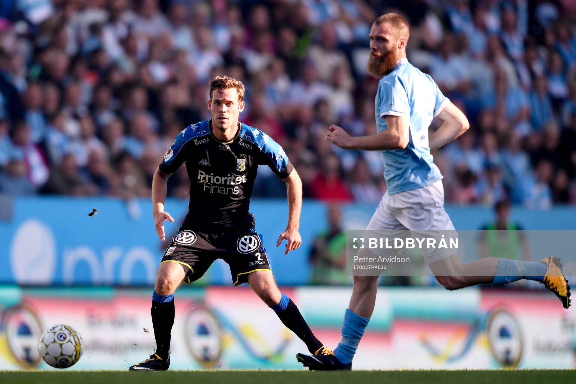 IFK Göteborgs Emil Salomonsson och Malmö FFs Jo Inge
