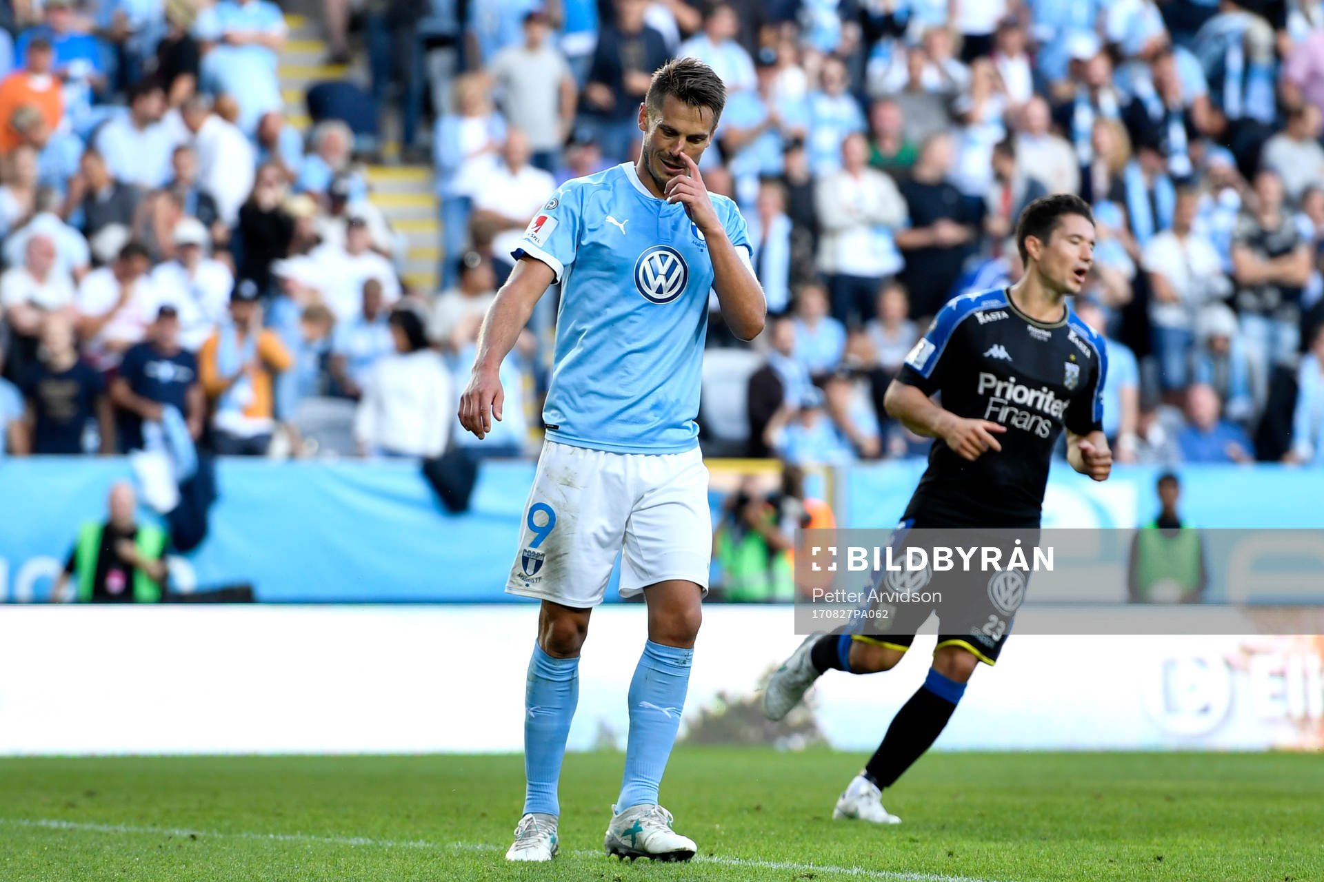 Malmö FFs Markus Rosenberg deppar