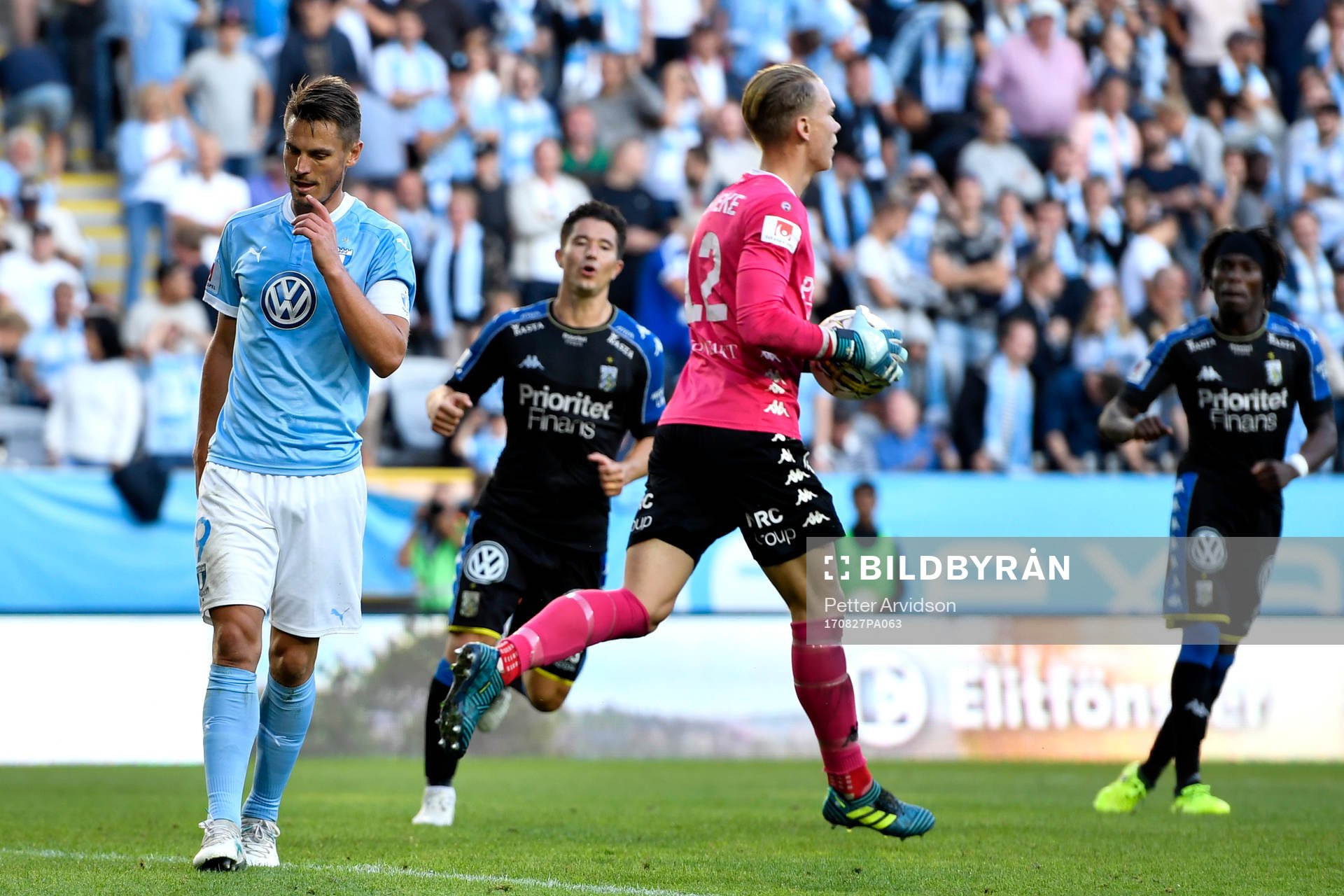 Malmö FFs Markus Rosenberg deppar