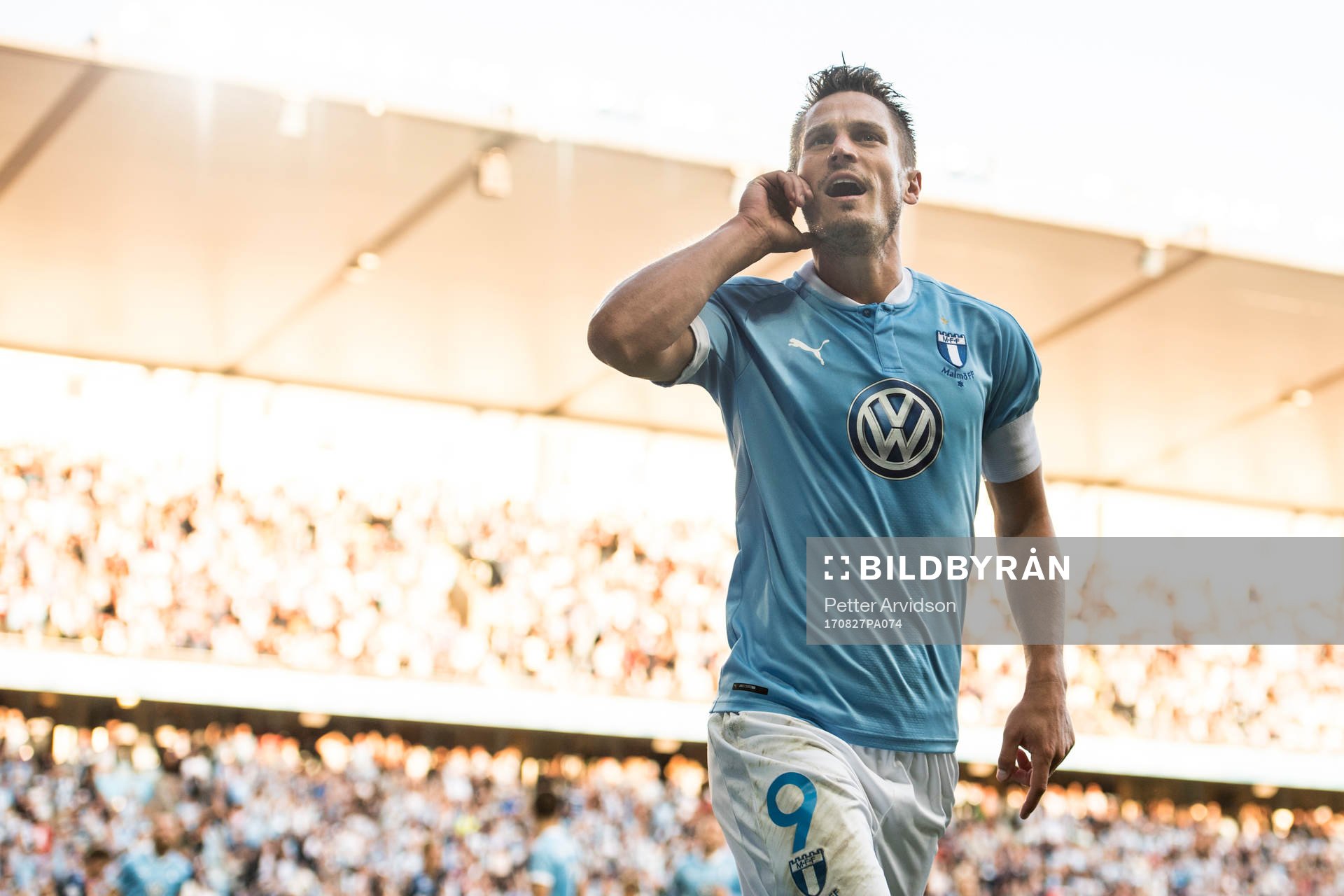 Malmö FFs Markus Rosenberg jublar