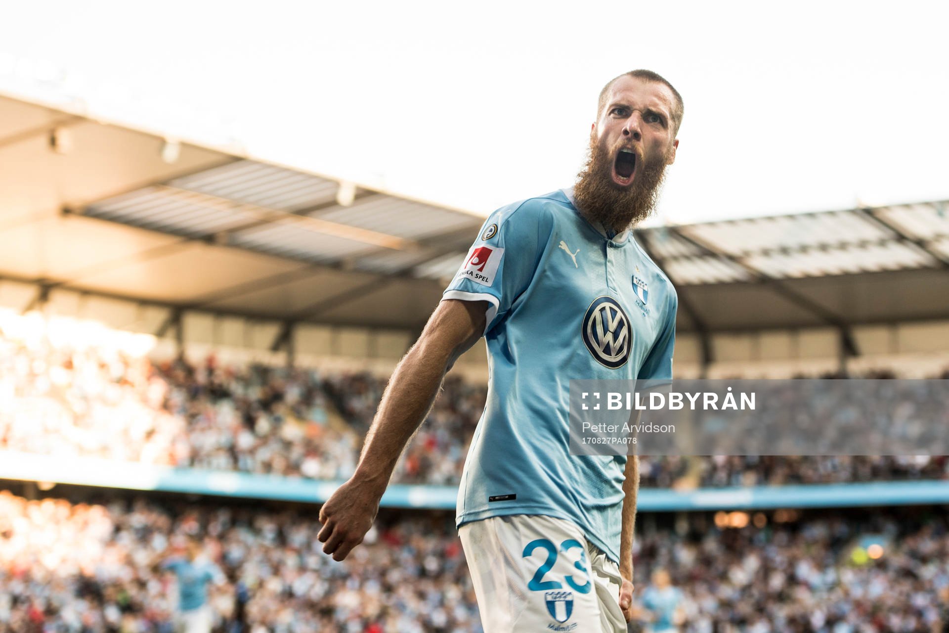 Malmö FFs Jo Inge Berget jublar