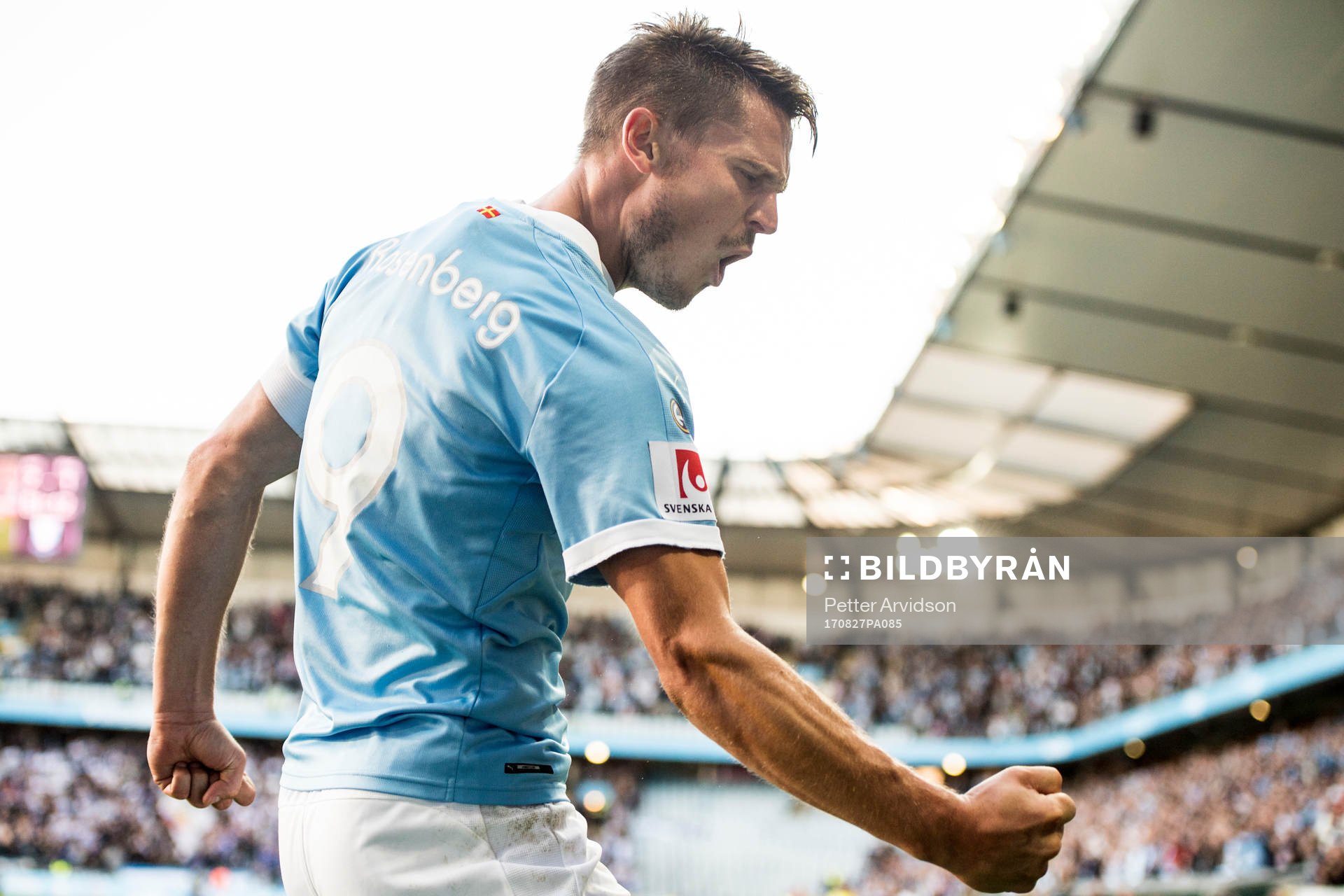 Malmö FFs Markus Rosenberg jublar
