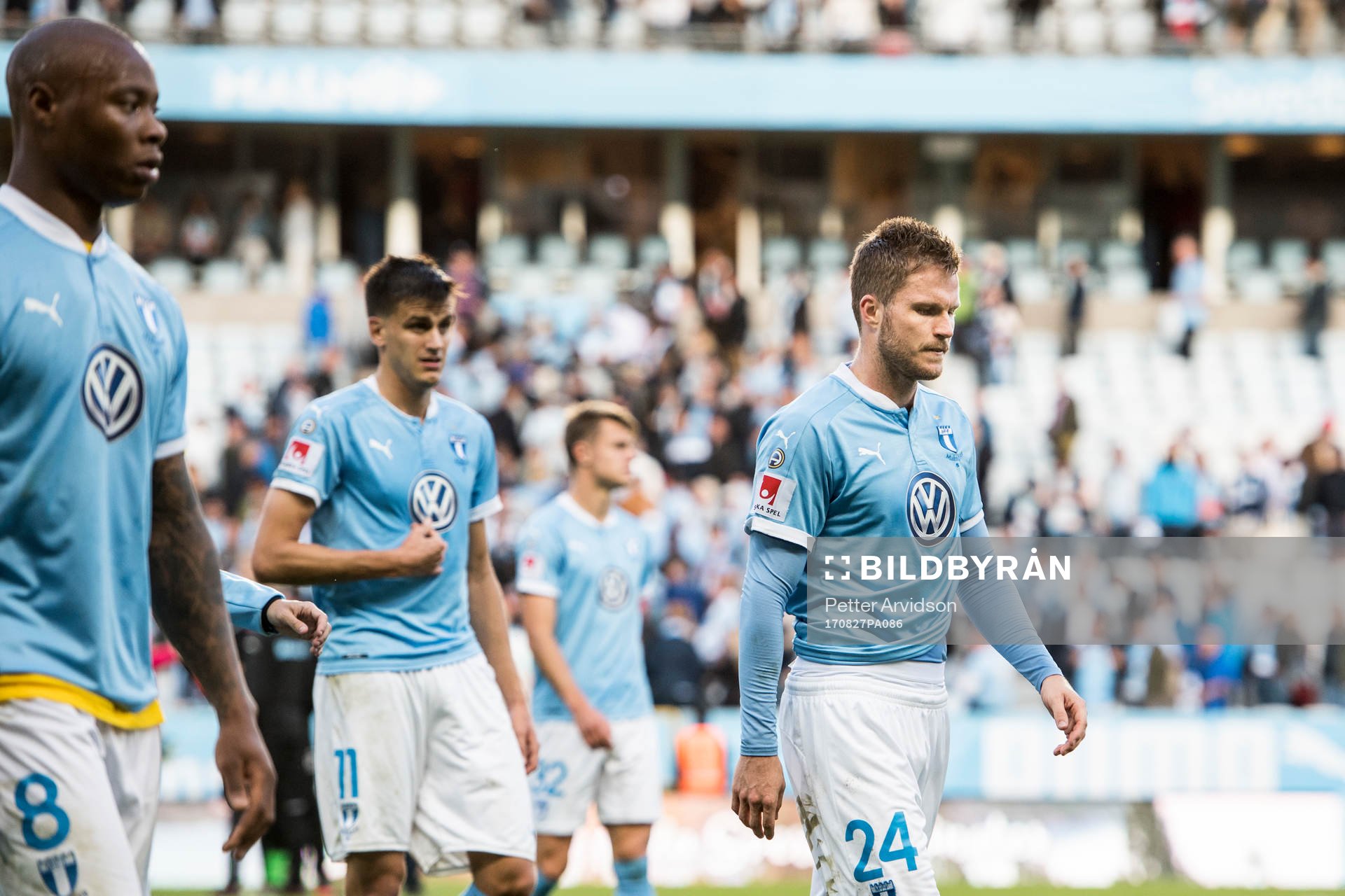 Malmö FFs Carlos Strandberg, Alexander Jeremejeff och