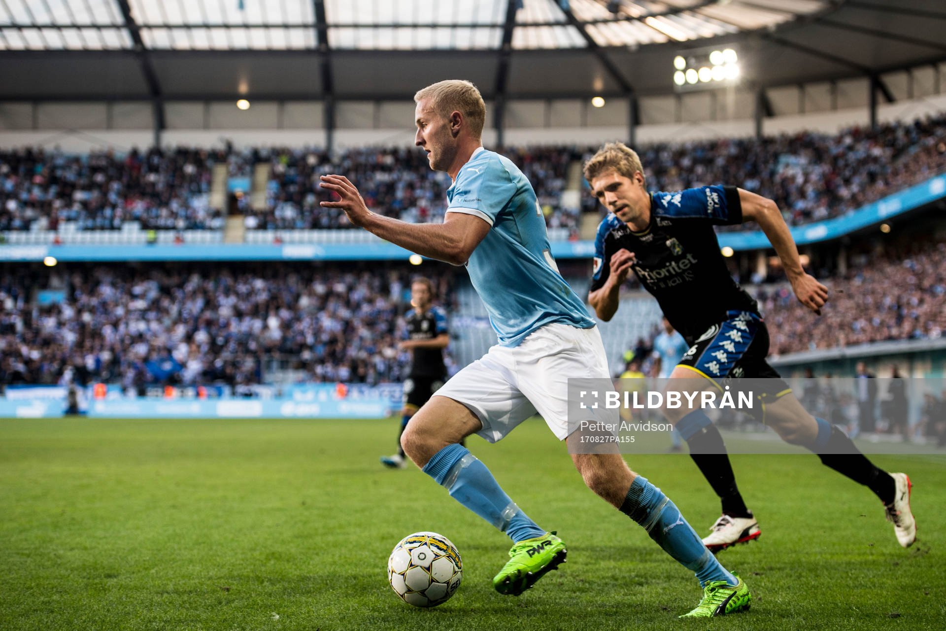 Malmö FFs Franz Brorsson och IFK Göteborgs Mikael Boman