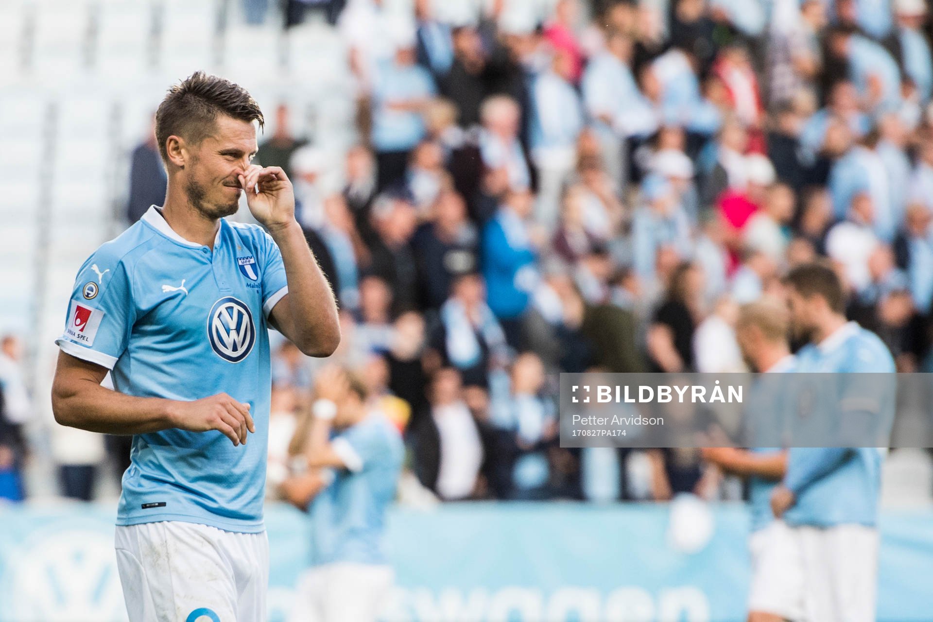 Malmö FFs Markus Rosenberg deppar