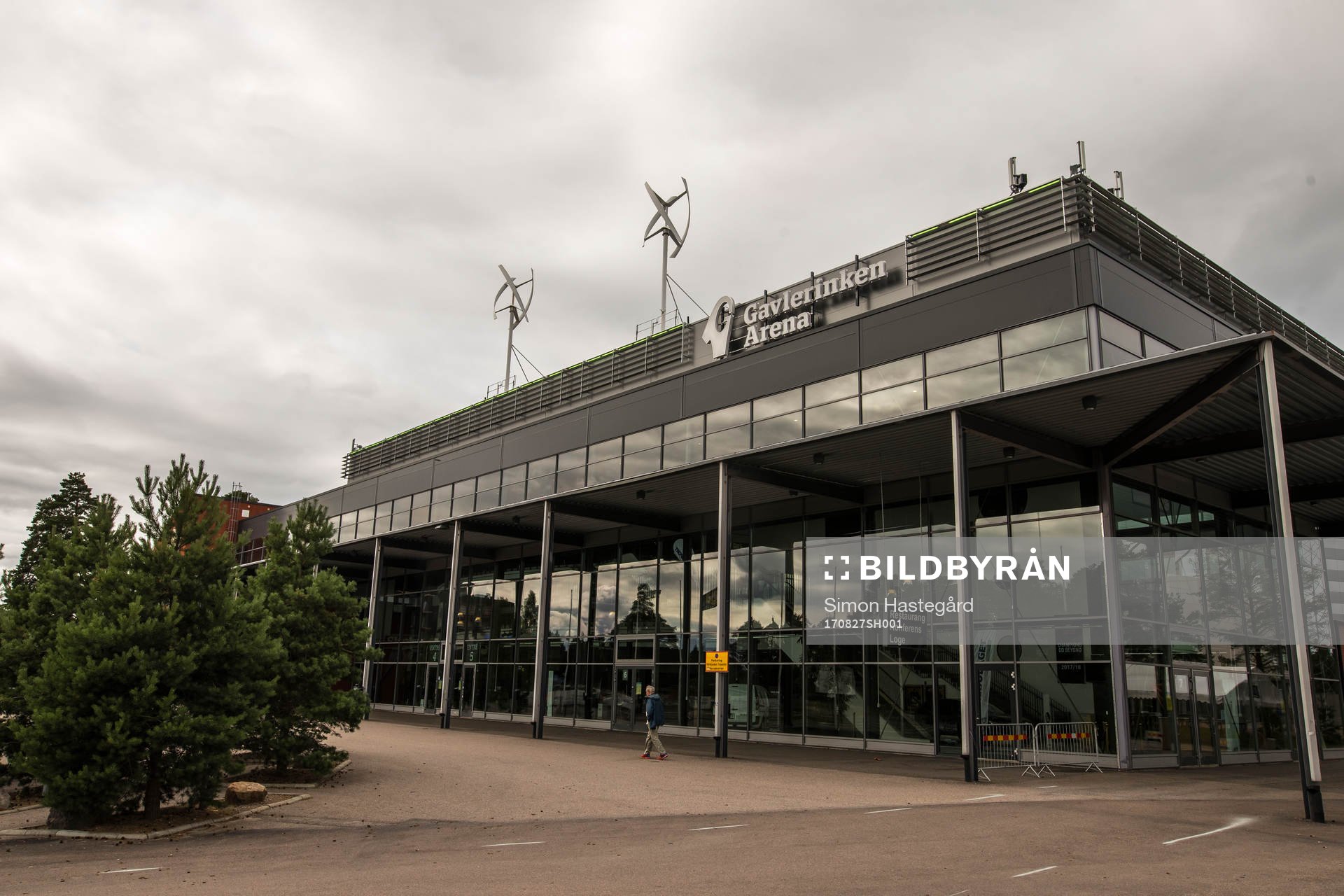 General exterior view of Gavlerinken Arena prior  the CHL