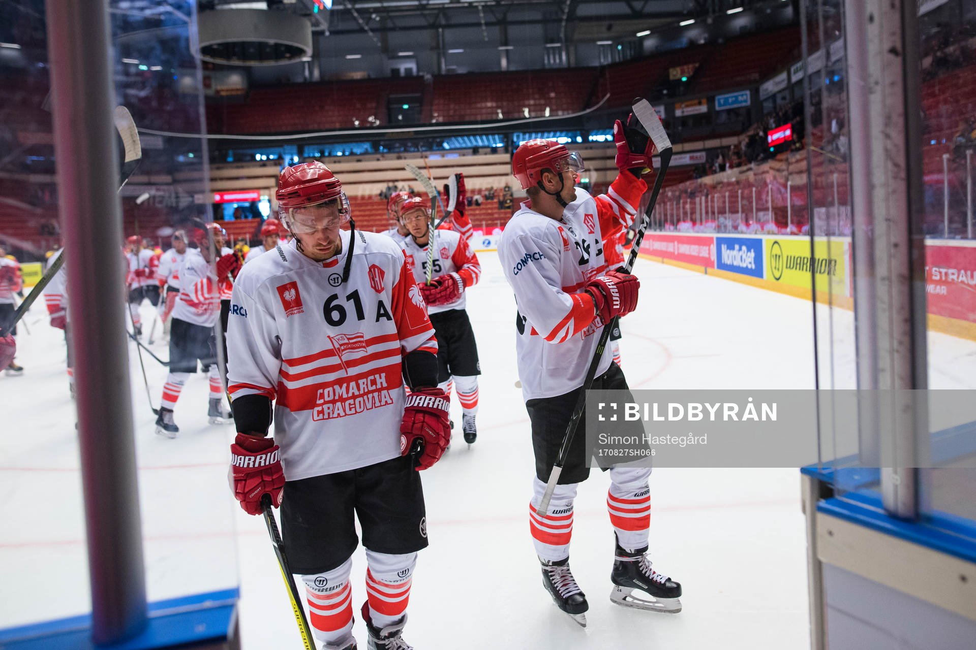Krystian Dziubinski of Cracovia looks dejected while