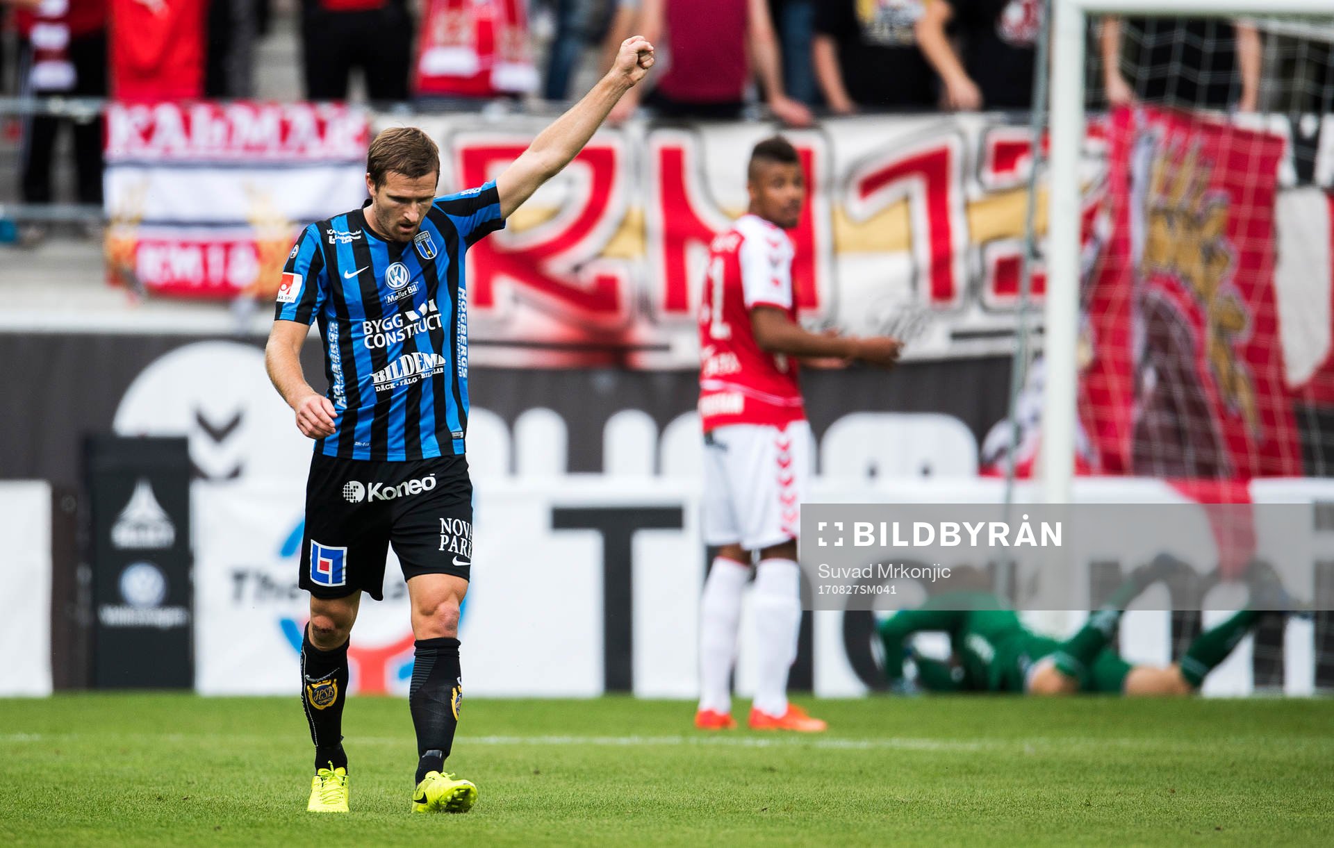 Sirius Jesper Arvidsson jublar