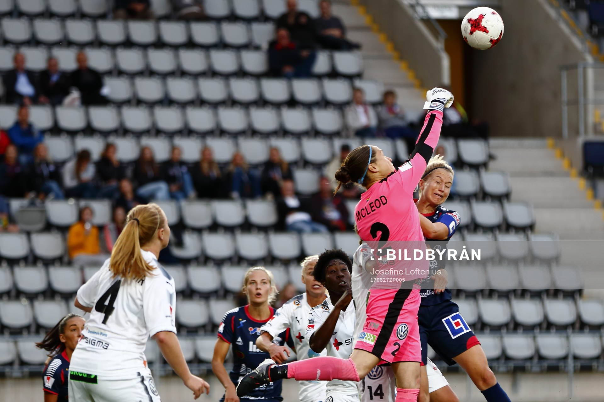 Rosengårds målvakt Erin McLeod