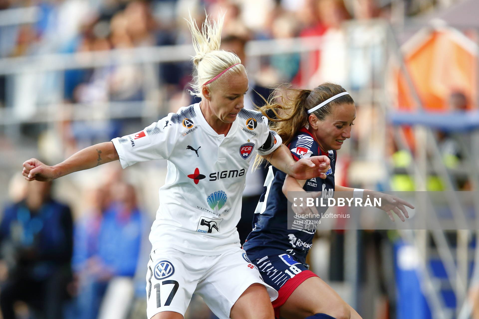 Rosengårds Caroline Seger och Linköpings Kosovare Asllani