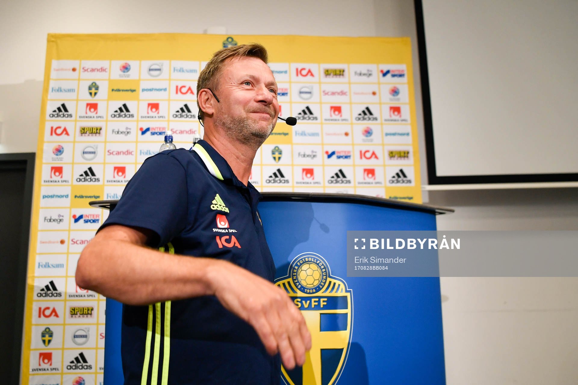 Peter Gerhardsson, förbundskapten för damlandslaget