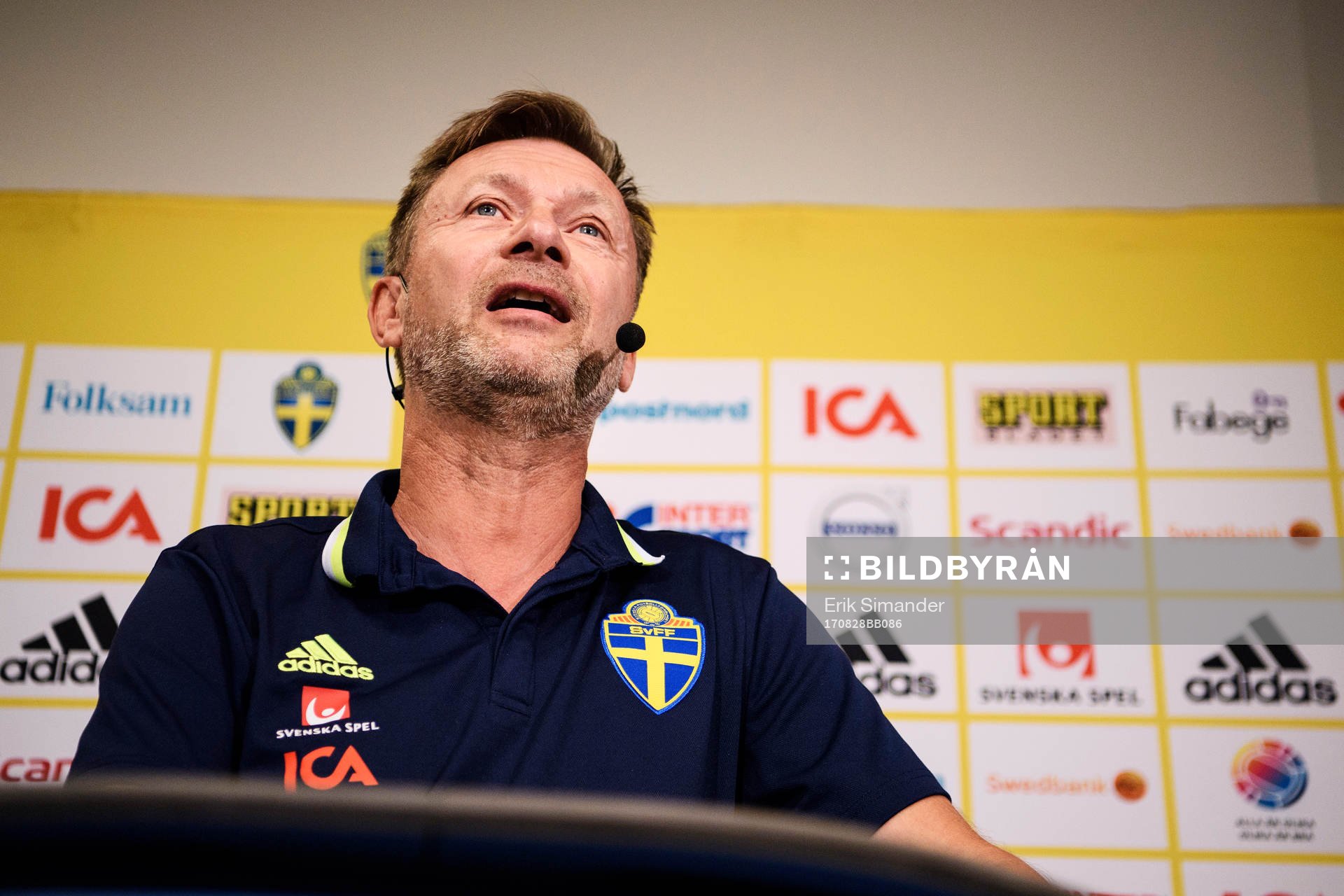 Peter Gerhardsson, förbundskapten för damlandslaget